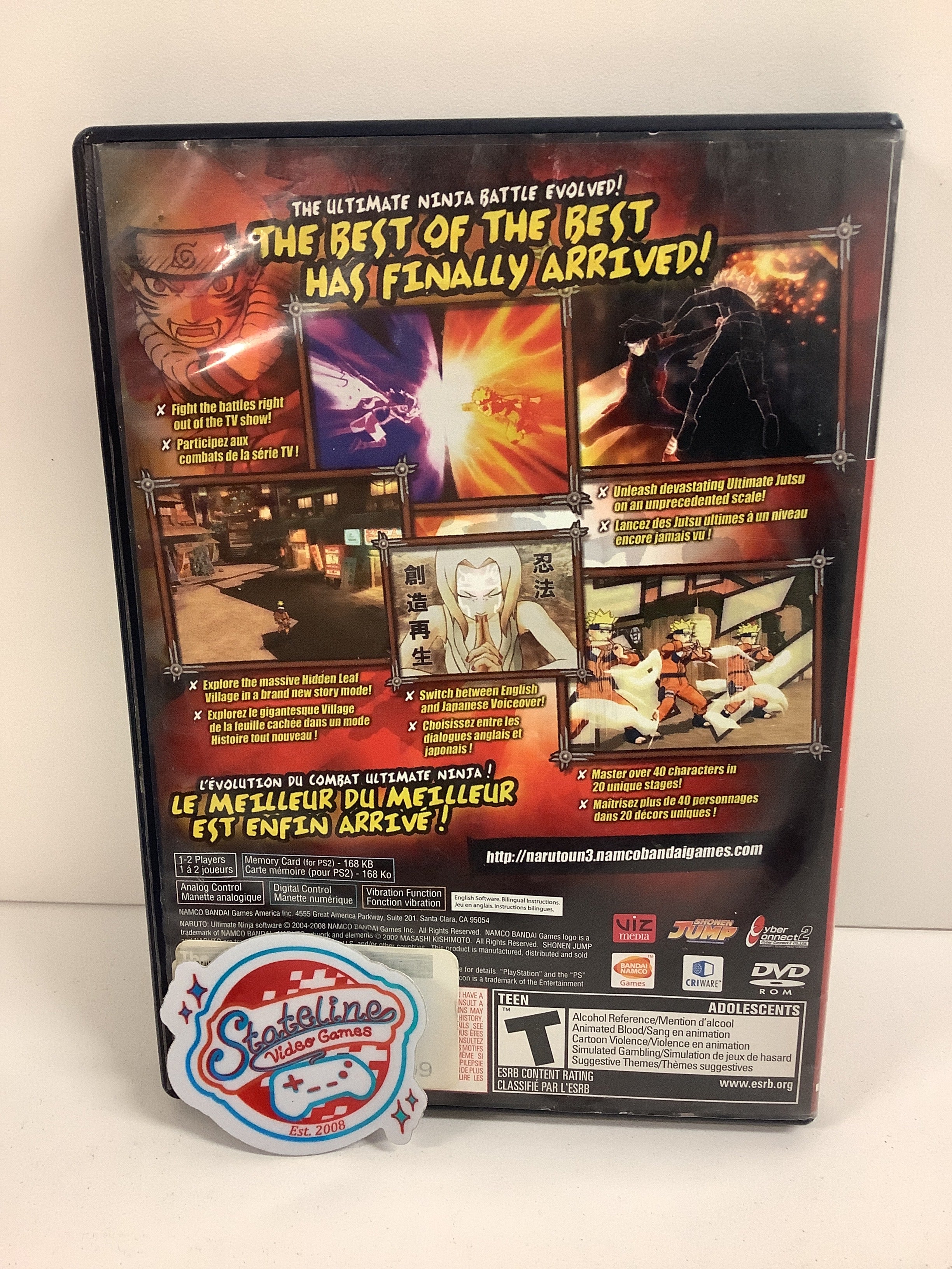 Naruto Ultimate Ninja 3 - Playstation 2 - Image 2