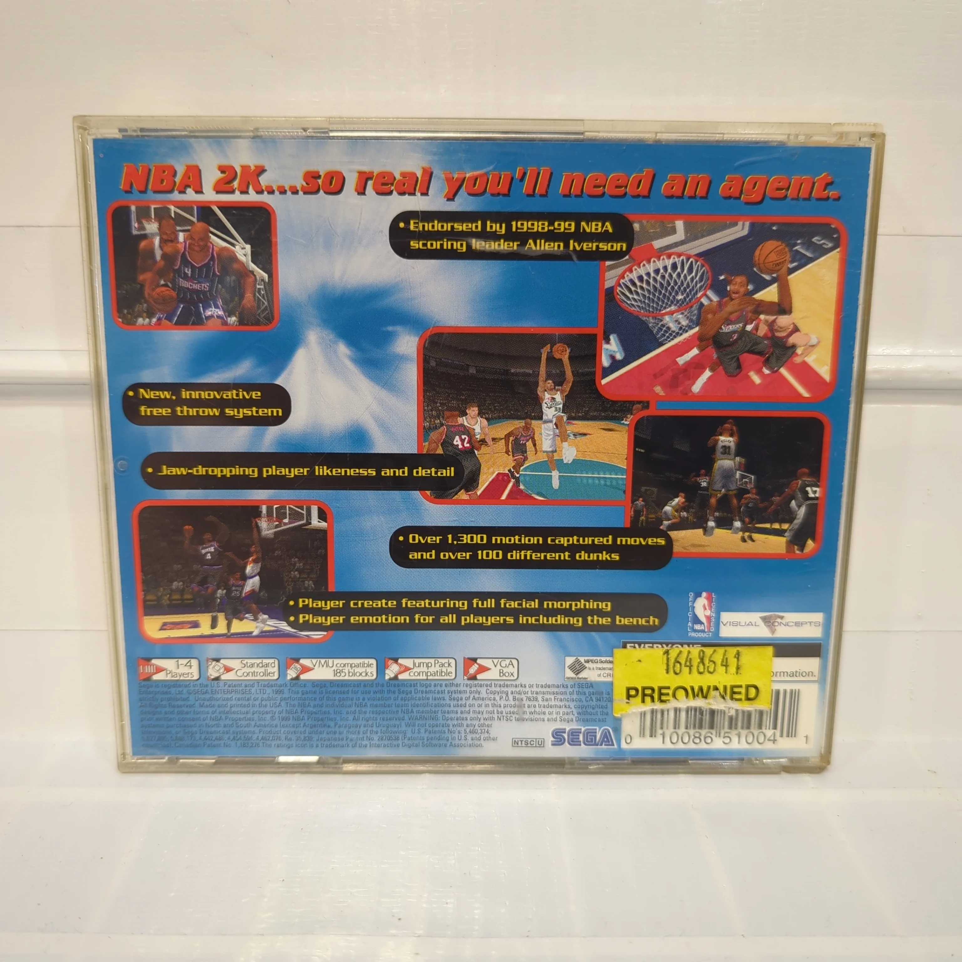 NBA 2K - Sega Dreamcast - Image 2