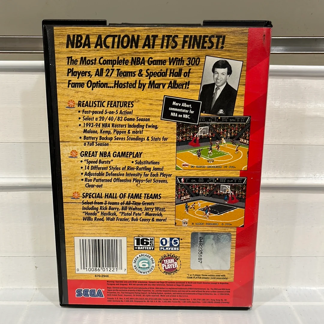 NBA Action 94 - Sega Genesis - Image 2