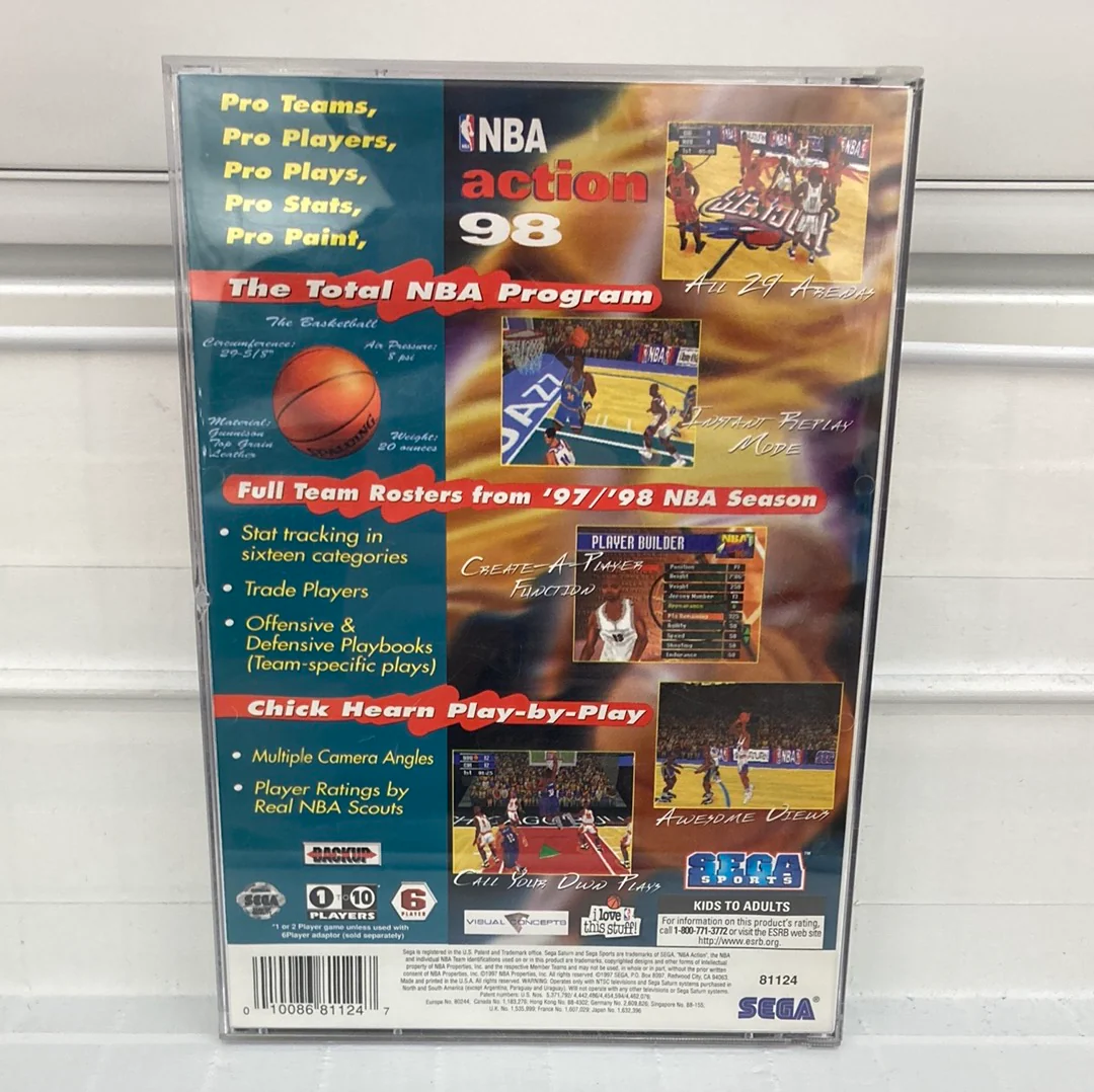 NBA Action 98 - Sega Saturn - Image 2