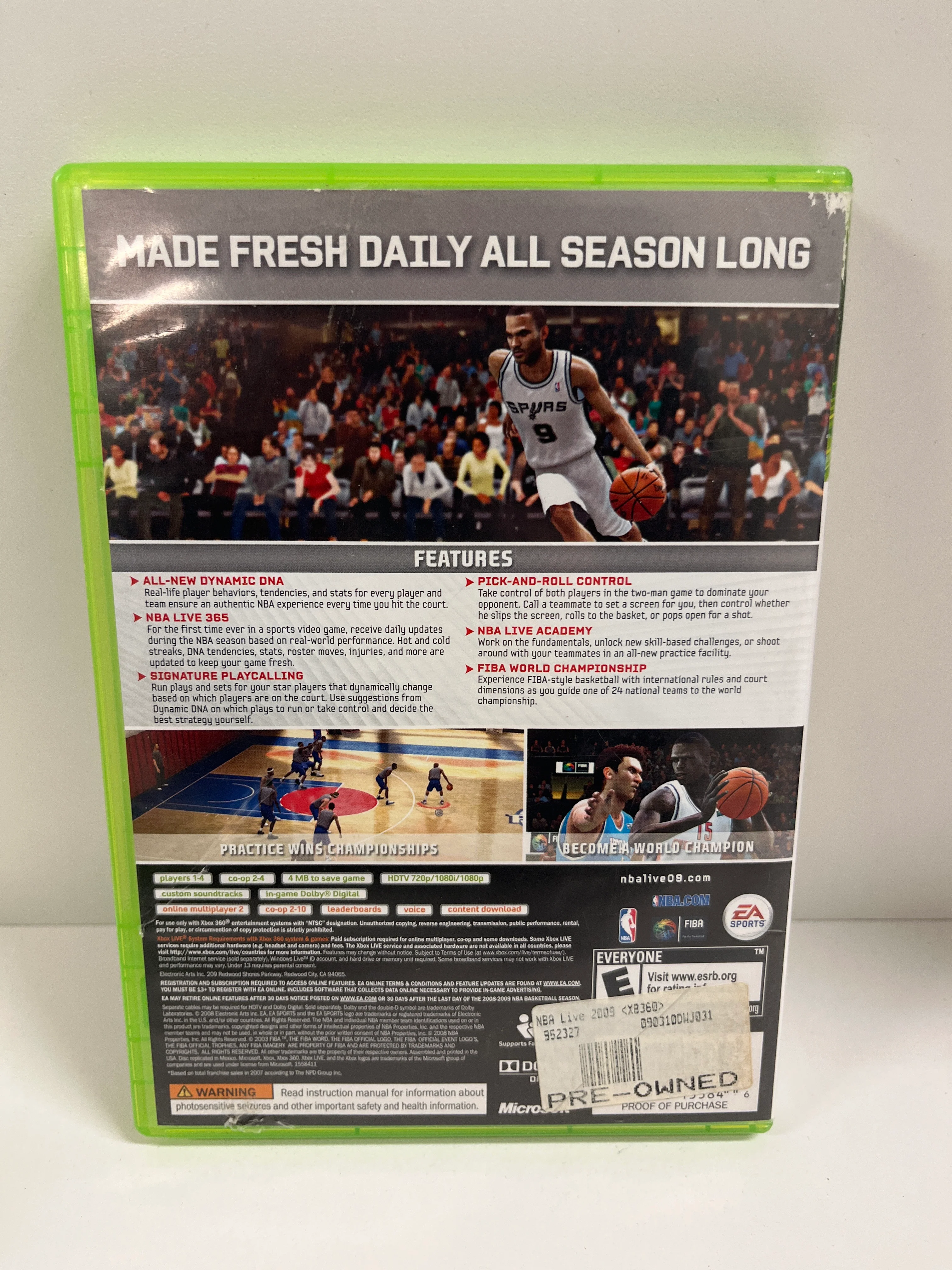NBA Live 09 - Xbox 360 - Image 2
