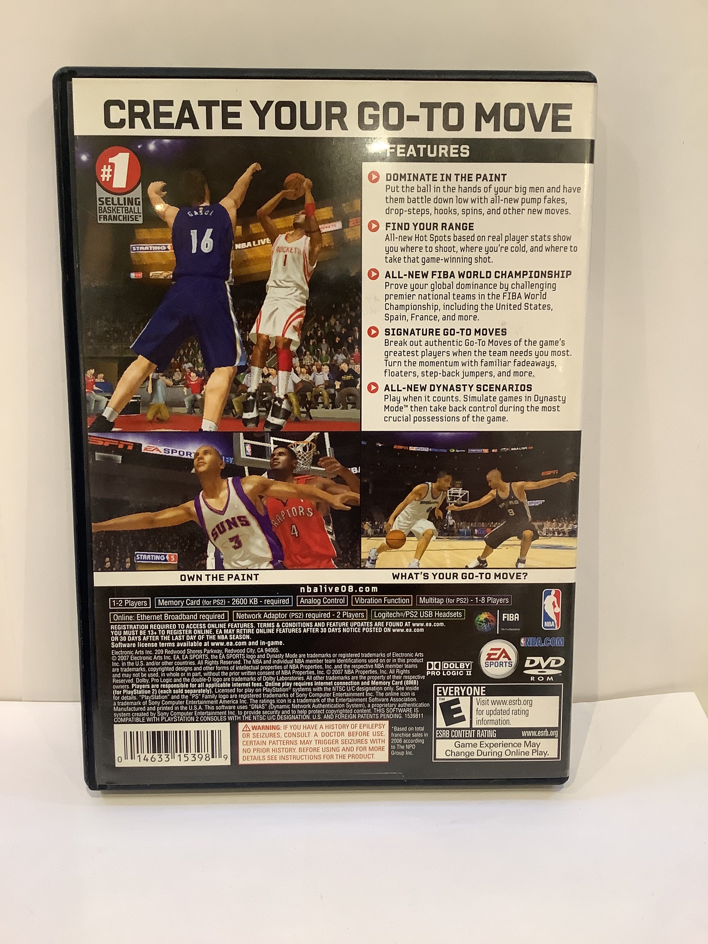 NBA Live 2008 - Playstation 2 - Image 2