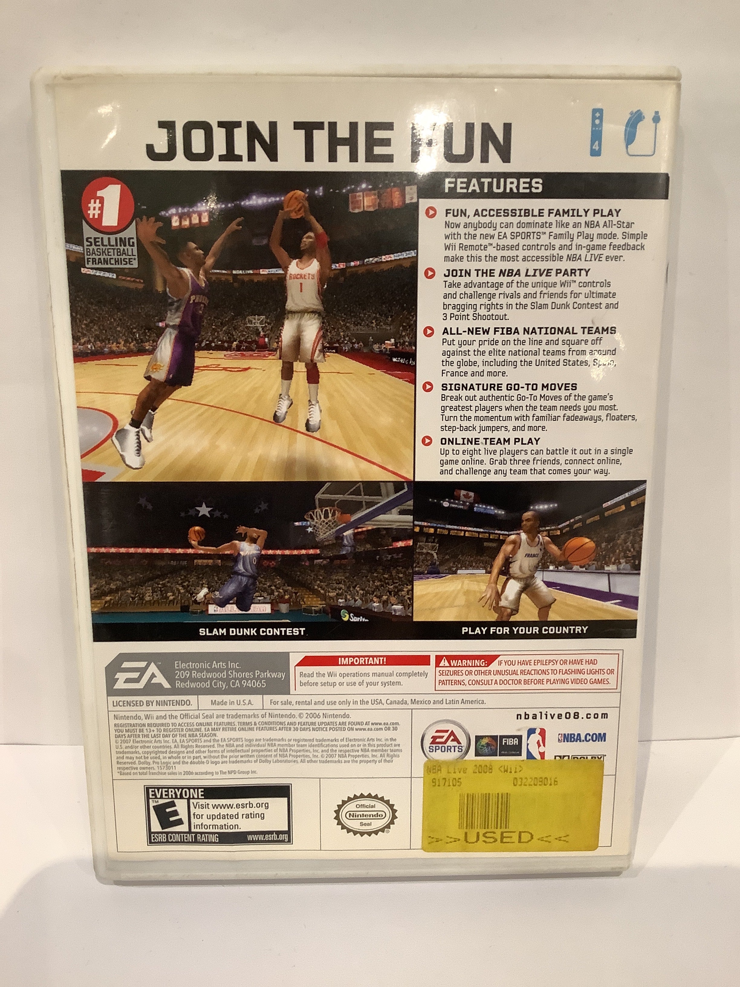 NBA Live 2008 - Wii - Image 2
