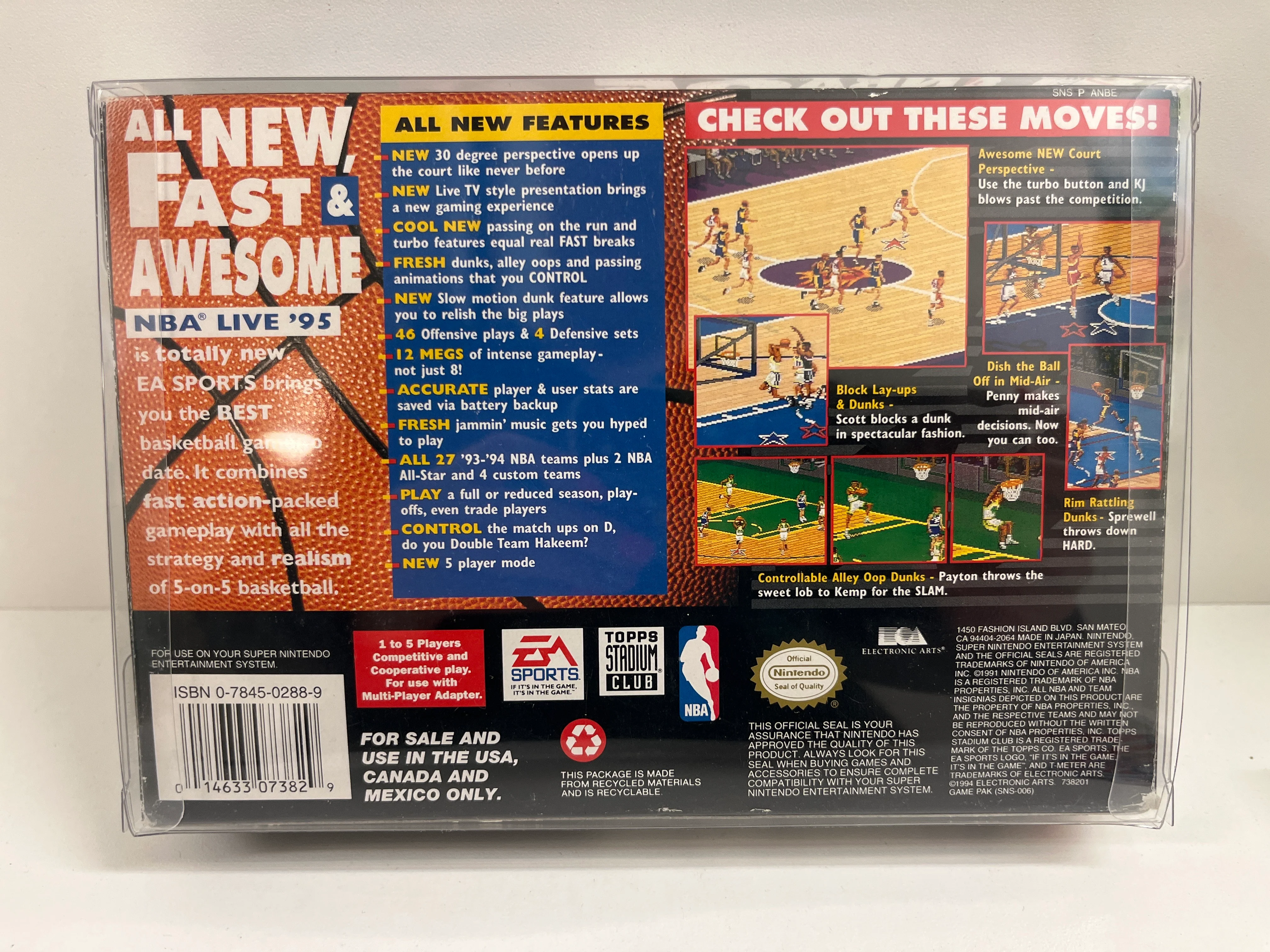 NBA Live 95 - Super Nintendo - Image 3