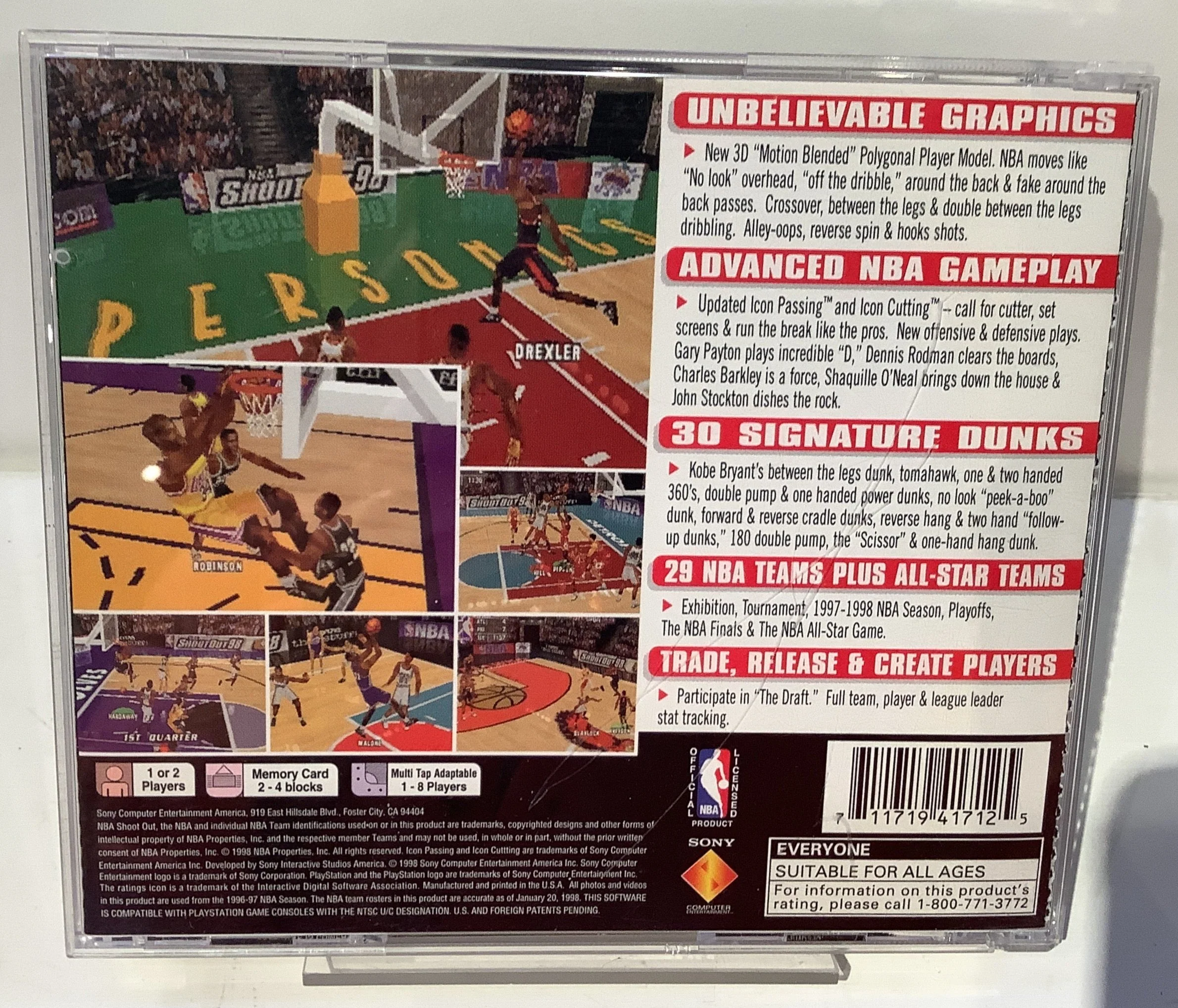 NBA ShootOut 98 - Playstation - Image 2