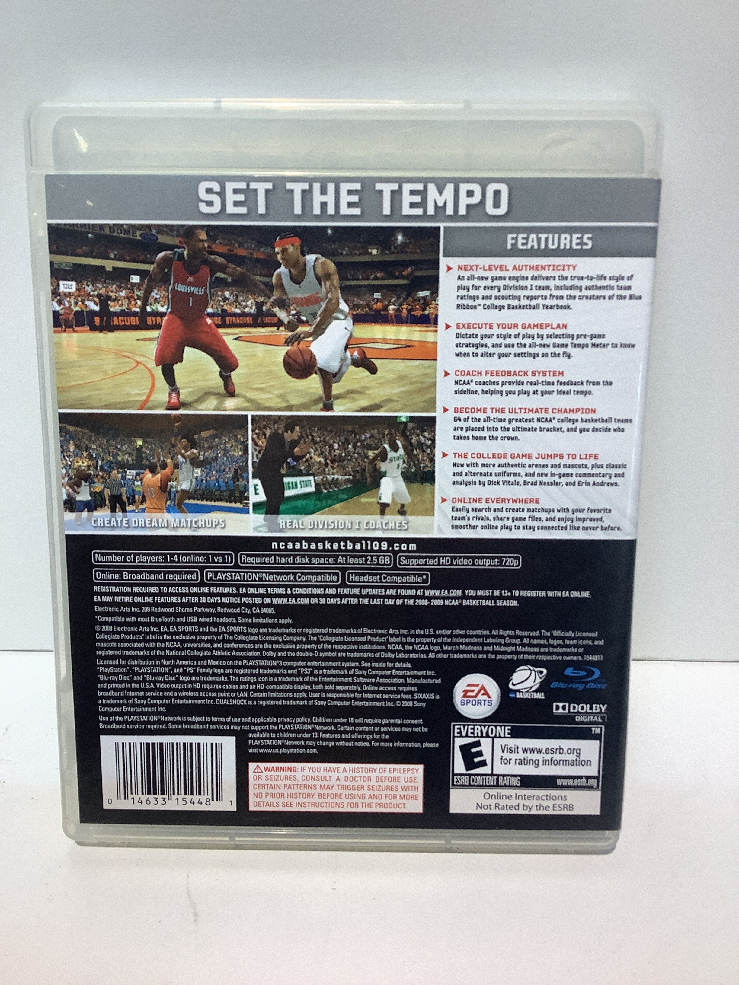 NCAA Basketball 09 - Playstation 3 - Image 2