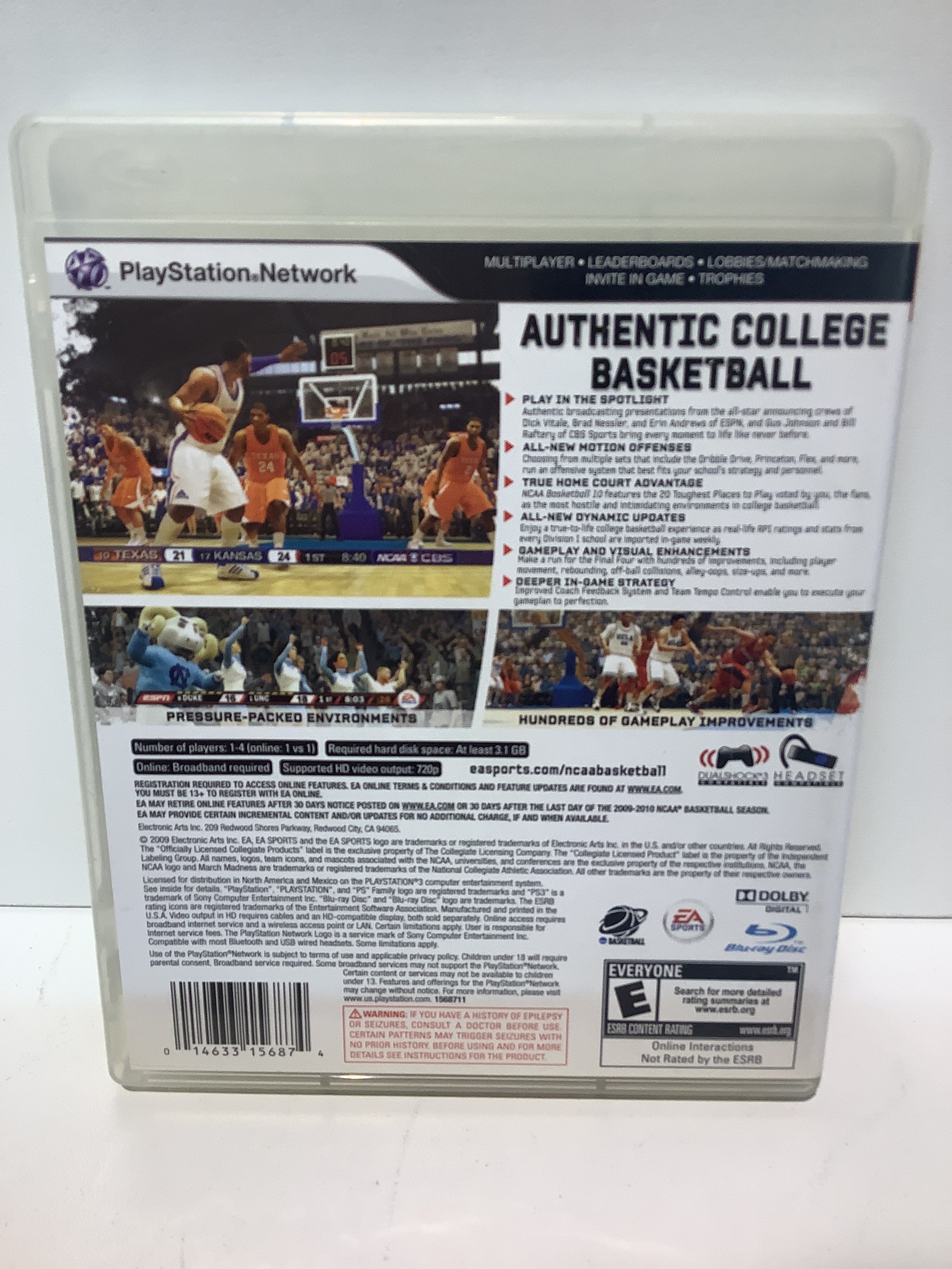 NCAA Basketball 10 - Playstation 3 - Image 2