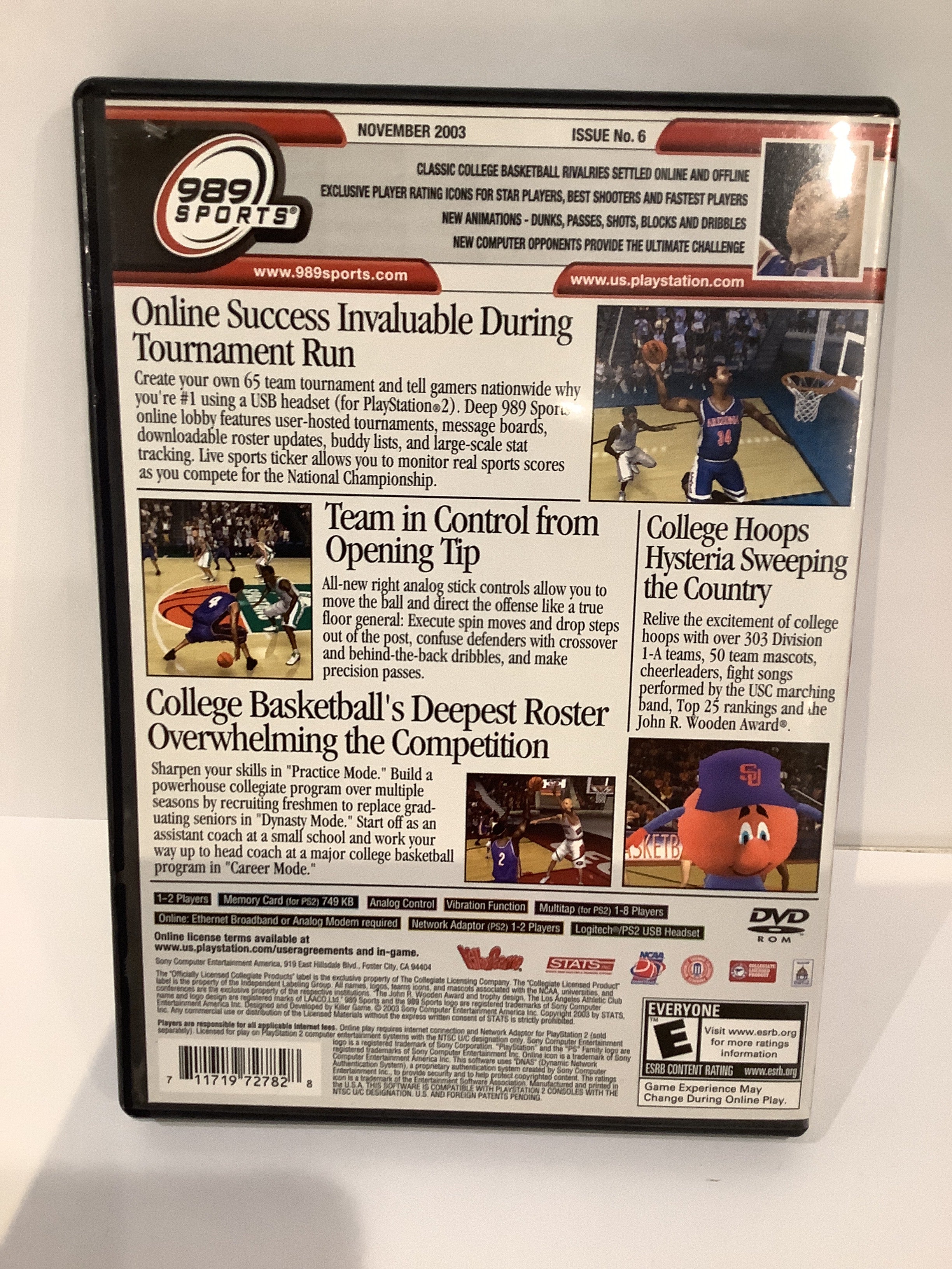 NCAA Final Four 2004 - Playstation 2 - Image 2