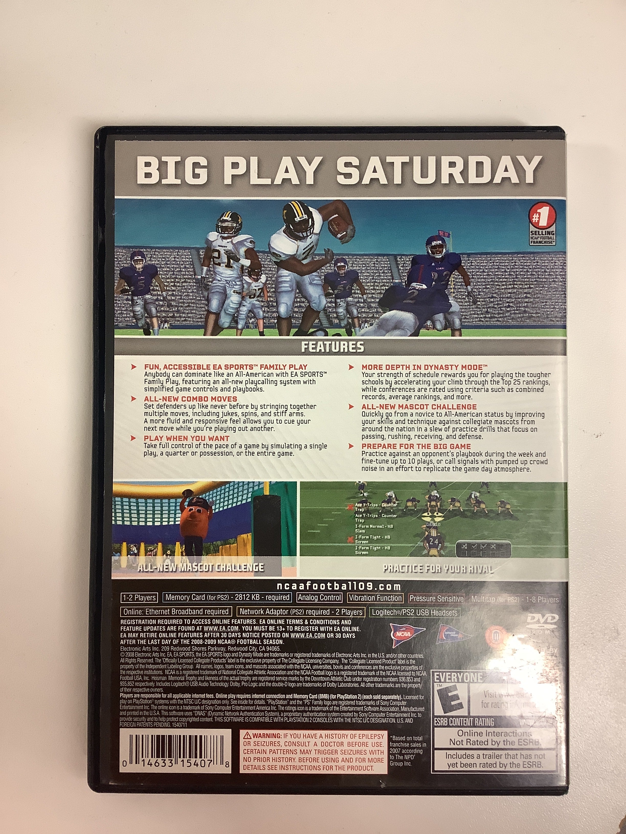 NCAA Football 09 - Playstation 2 - Image 2