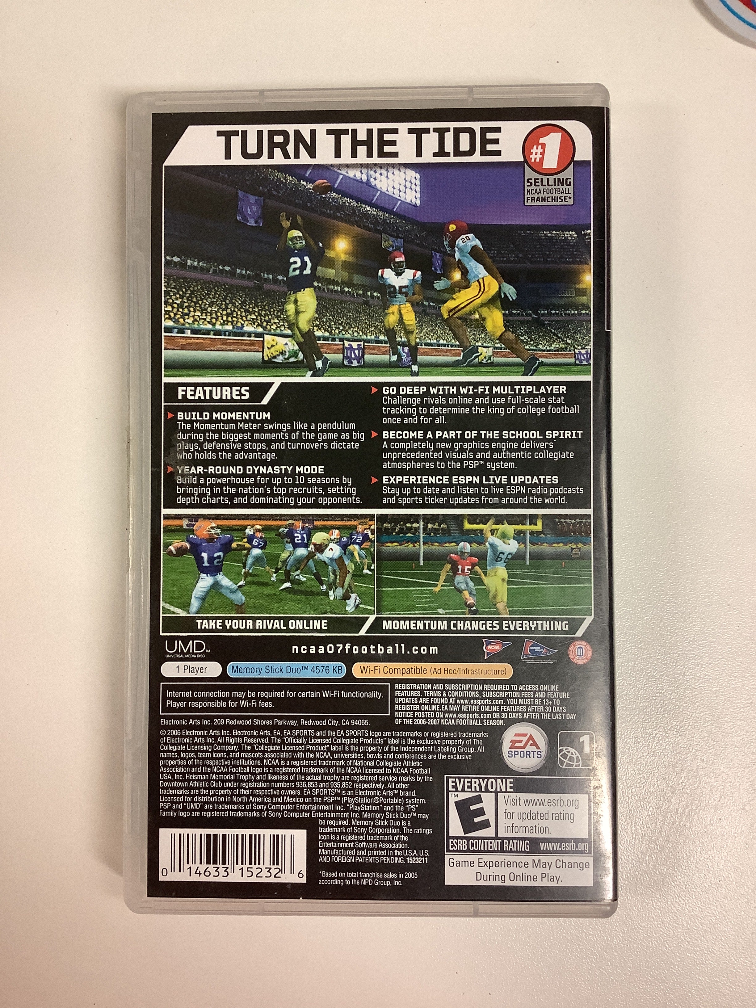 NCAA Football 2007 - PSP - Image 2