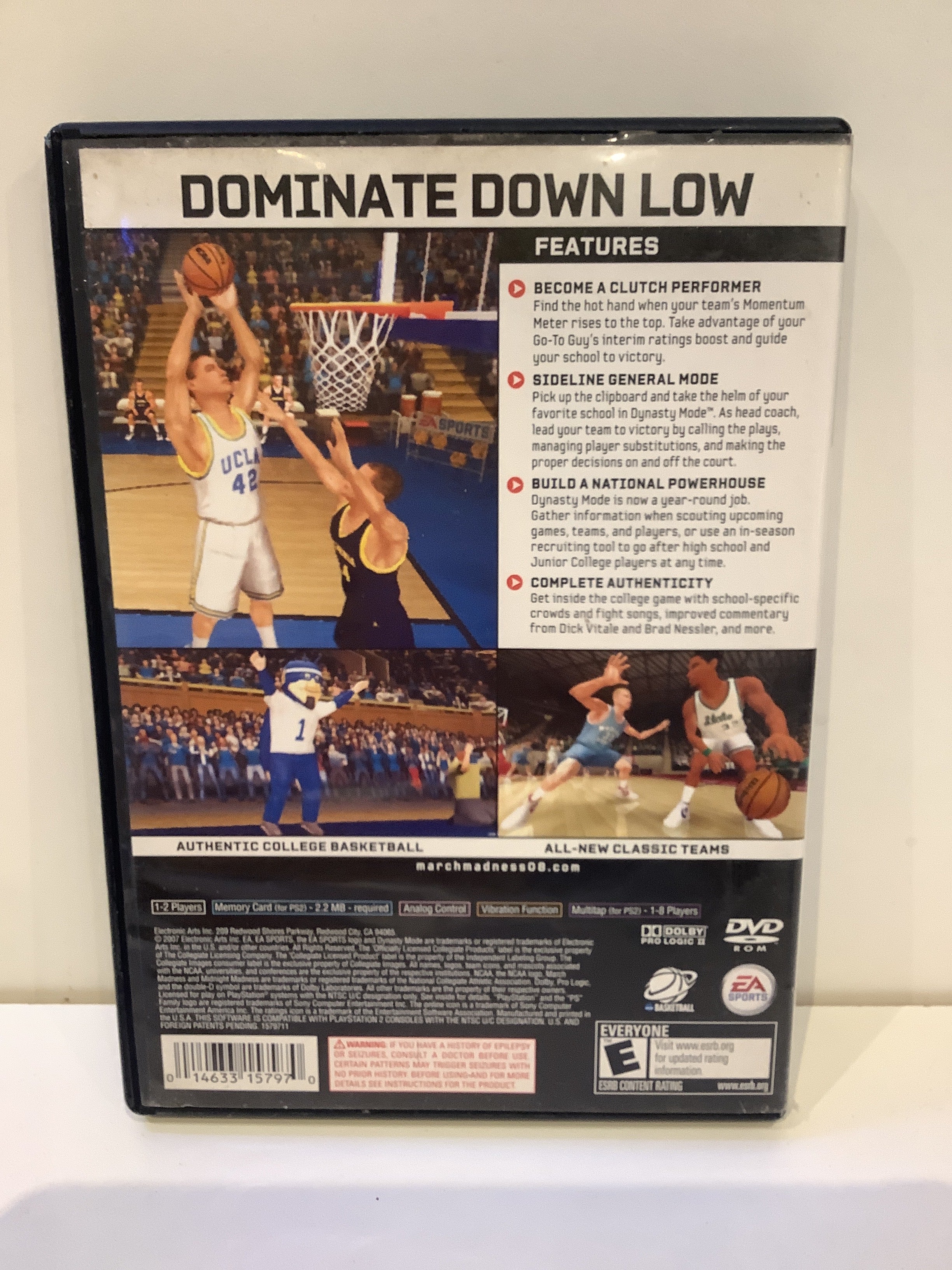 NCAA March Madness 08 - Playstation 2 - Image 2