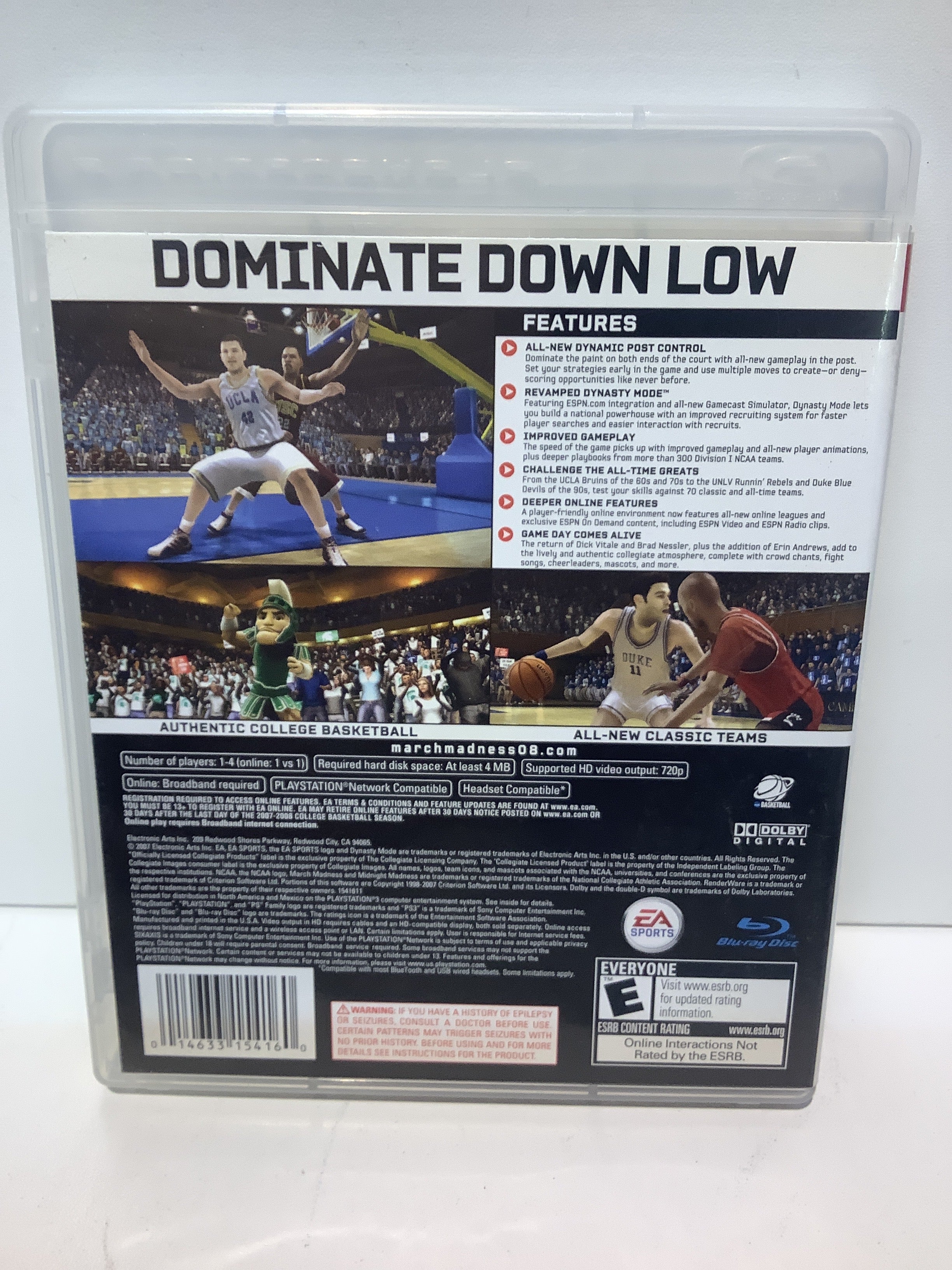 NCAA March Madness 08 - Playstation 3 - Image 2