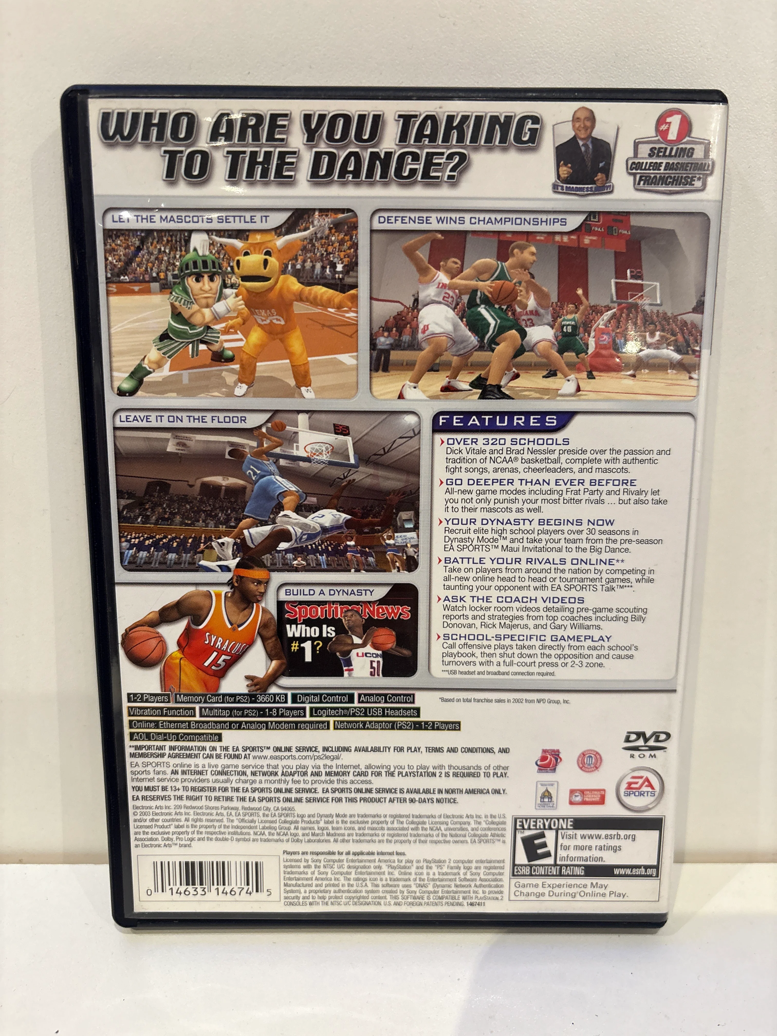 NCAA March Madness 2004 - Playstation 2 - Image 2
