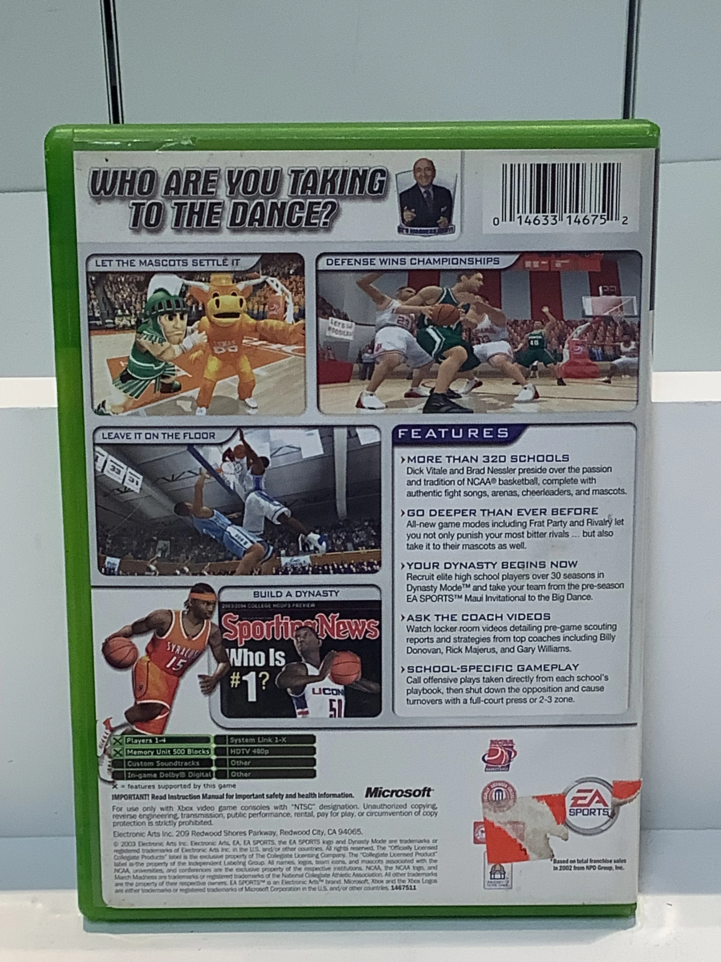 NCAA March Madness 2004 - Xbox - Image 2