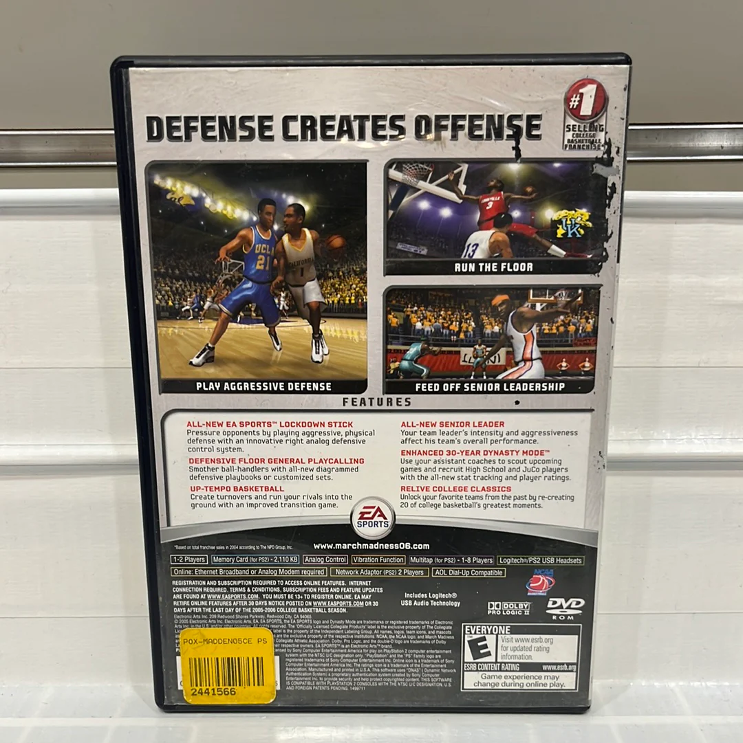 NCAA March Madness 2006 - Playstation 2 - Image 2