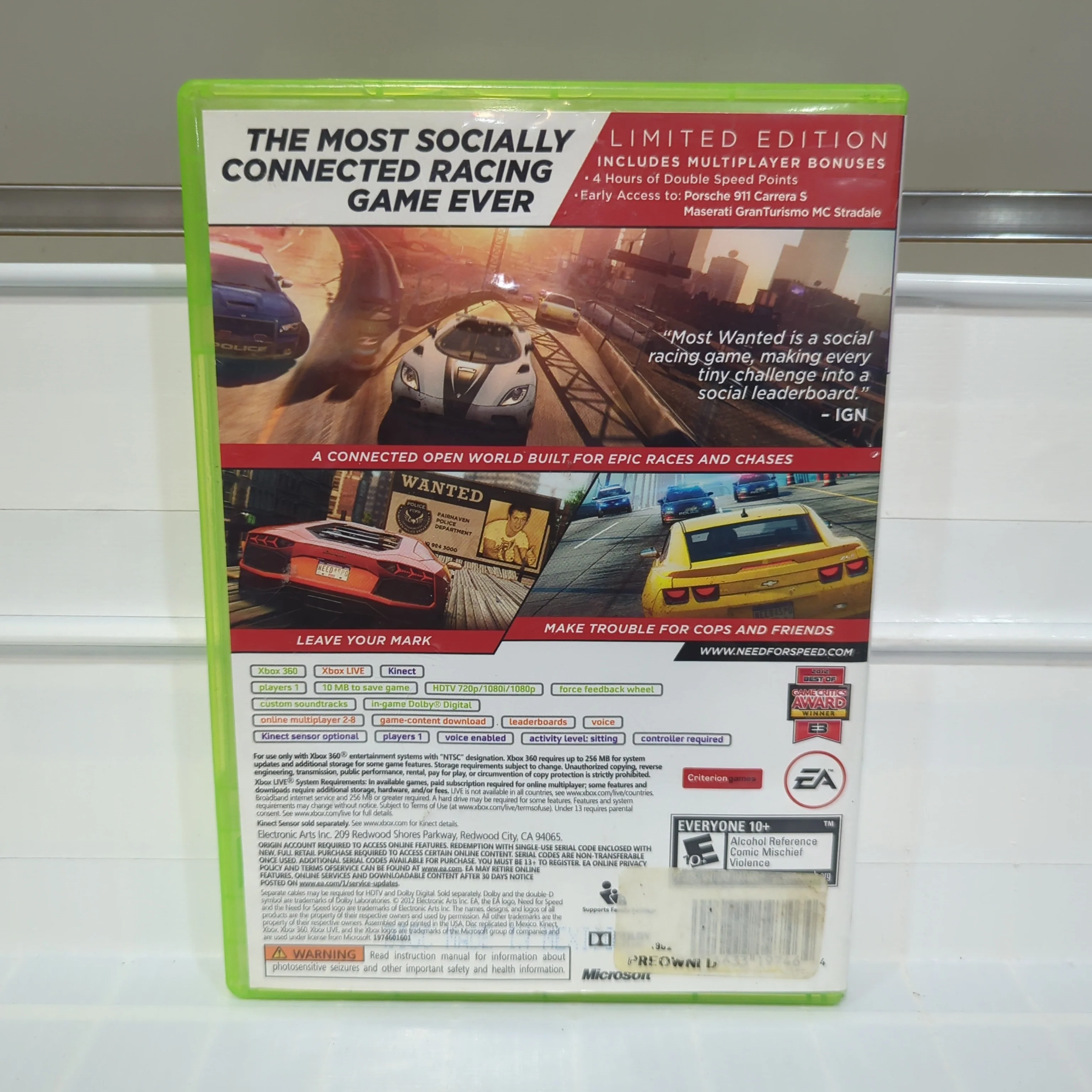 Need for Speed Most Wanted [2012 Limited Edition] - Xbox 360 - Image 2