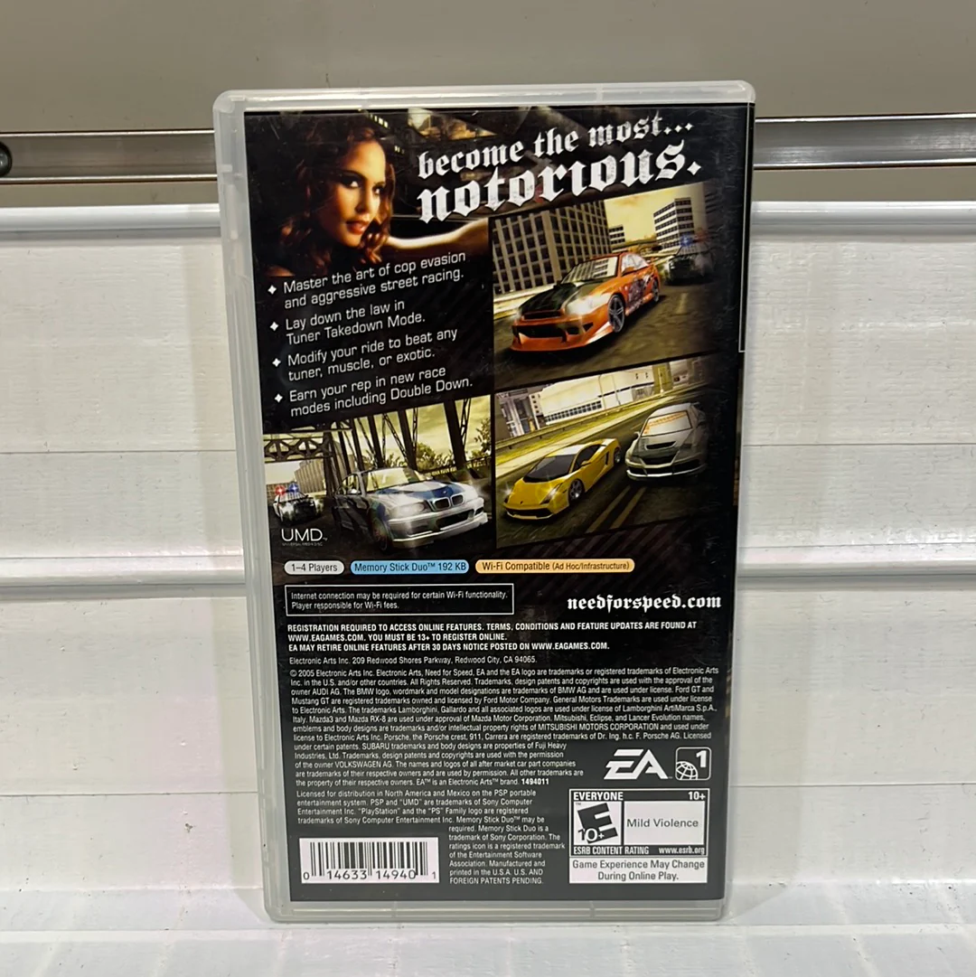 Need for Speed Most Wanted 5-1-0 - PSP - Image 2