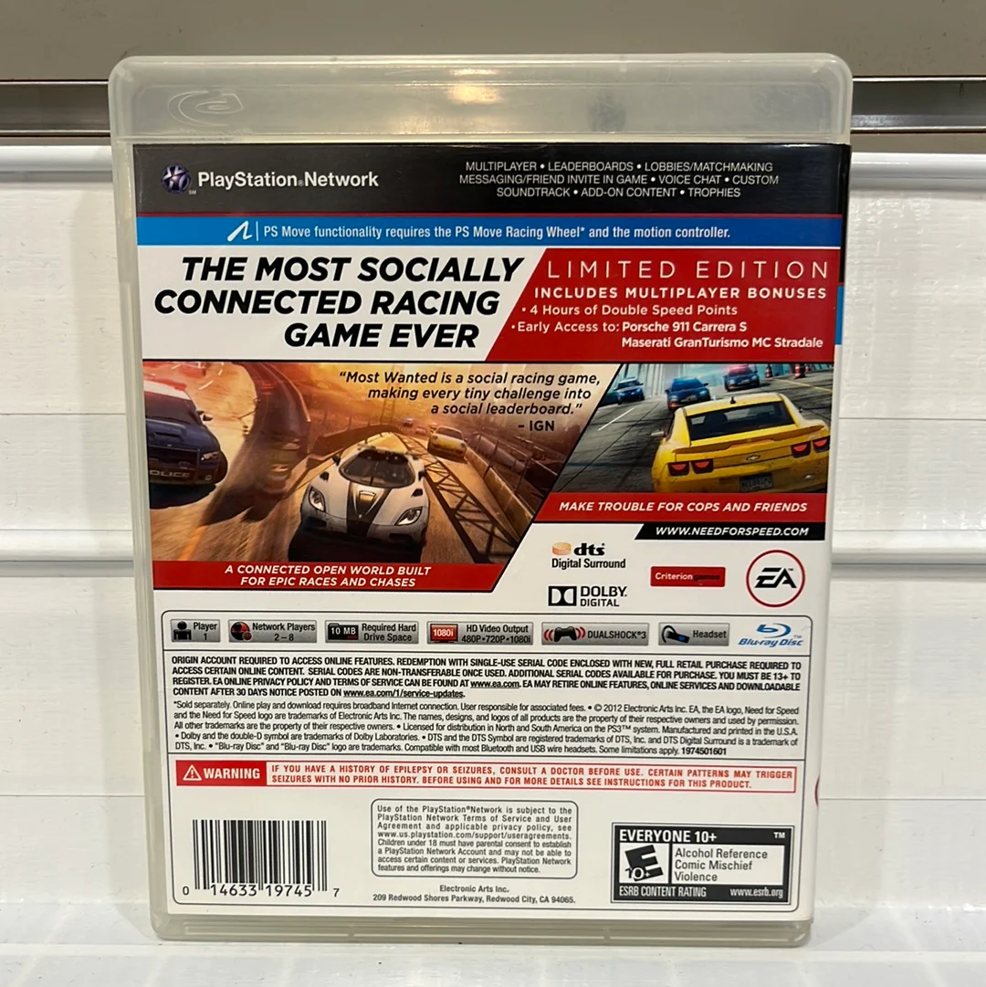 Need for Speed Most Wanted [Limited Edition] - Playstation 3 - Image 2