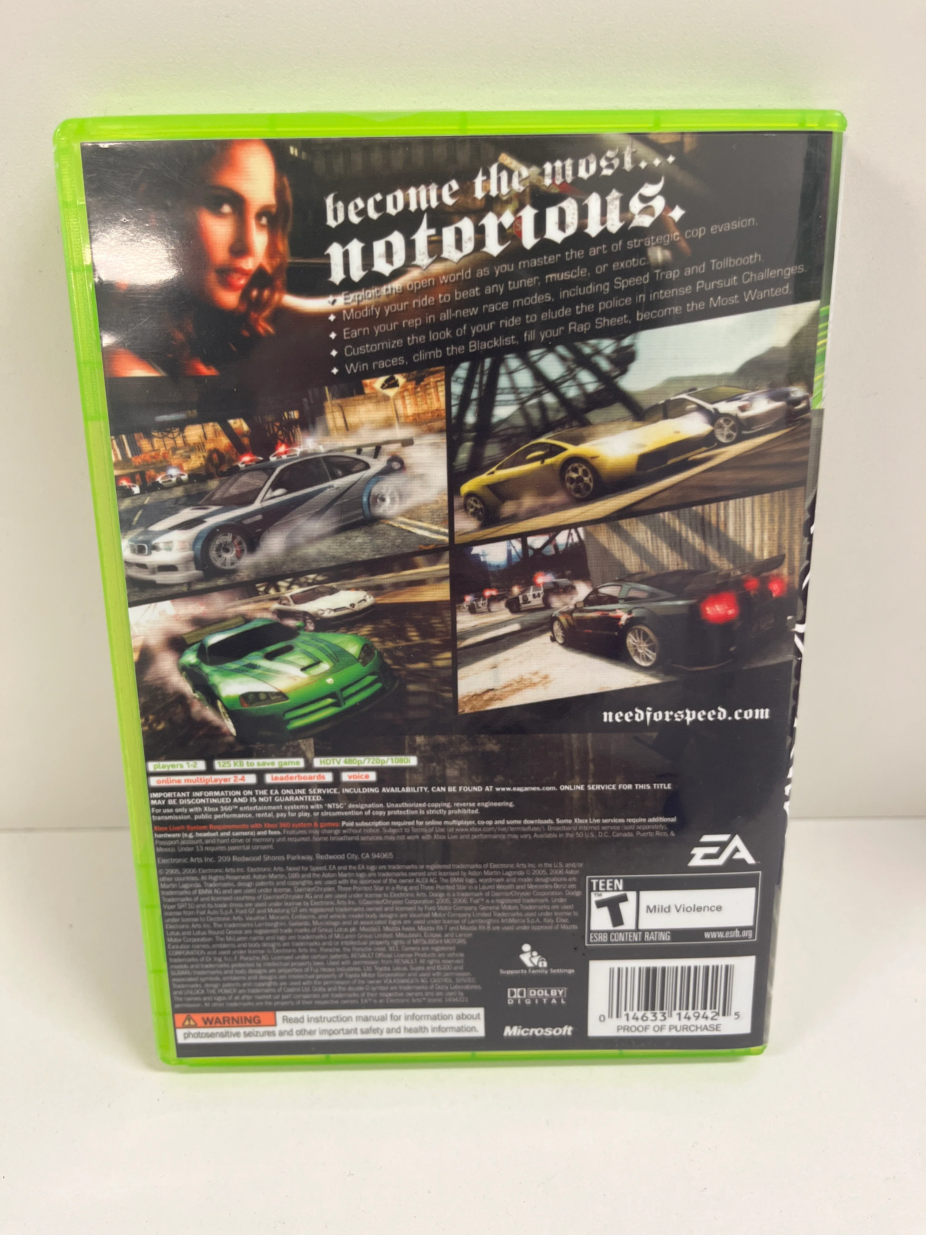 Need for Speed Most Wanted [Platinum Hits] - Xbox 360 - Image 2