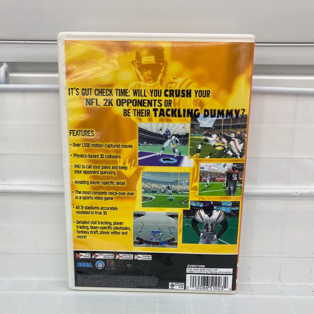 NFL 2K - Sega Dreamcast - Image 4