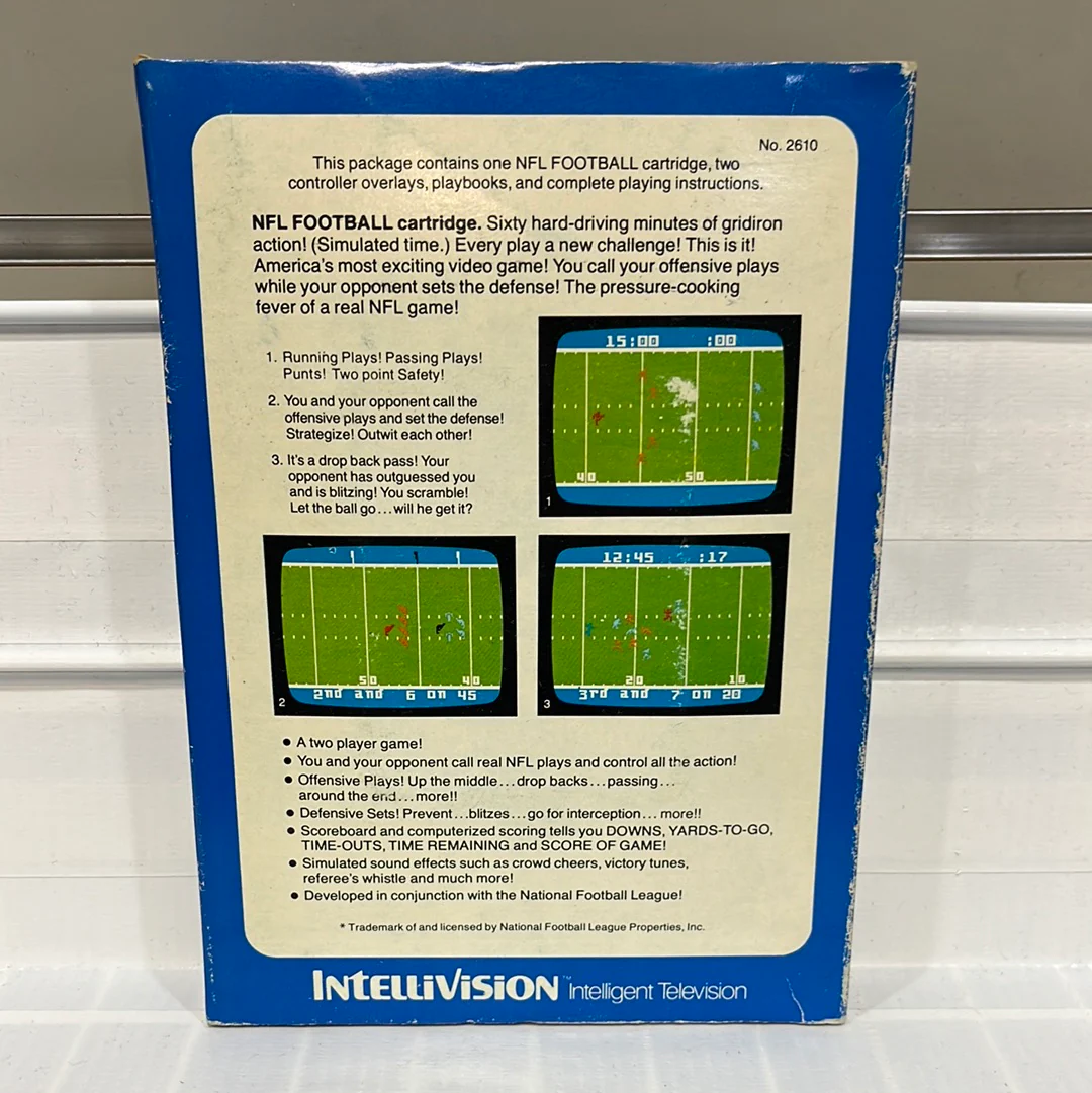 NFL Football - Intellivision - Image 3