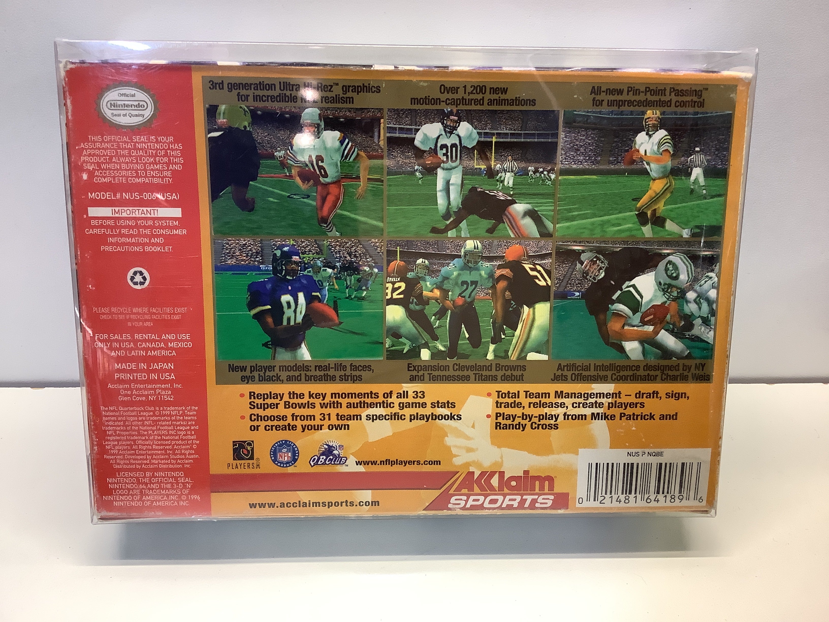NFL Quarterback Club 2000 - Nintendo 64 - Image 3