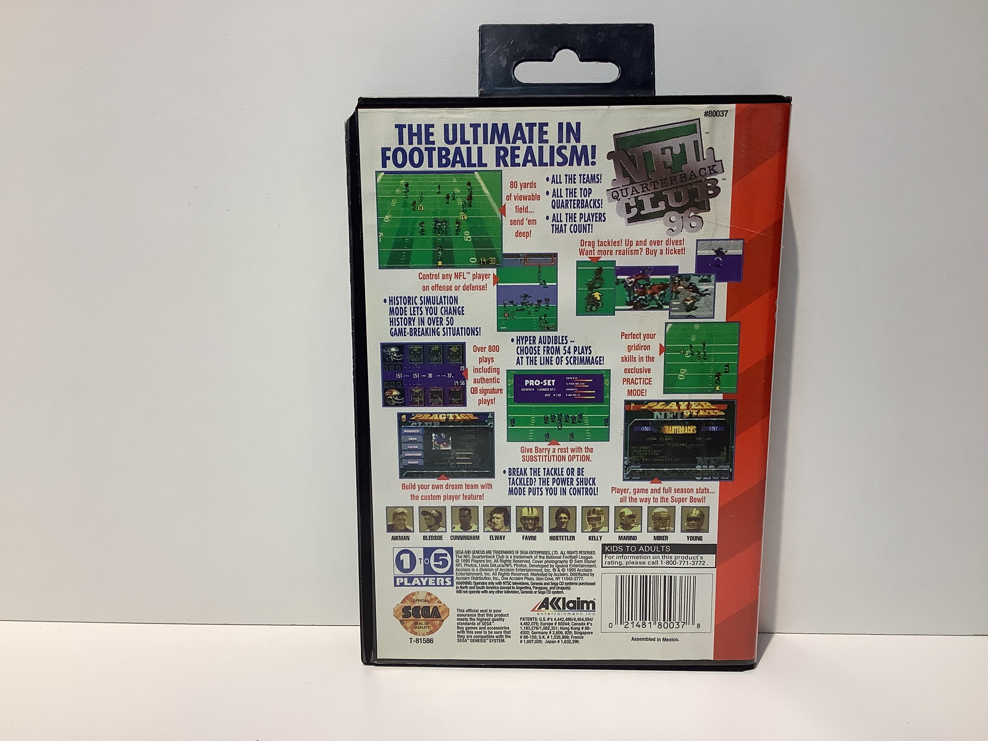 NFL Quarterback Club 96 - Sega Genesis - Image 2