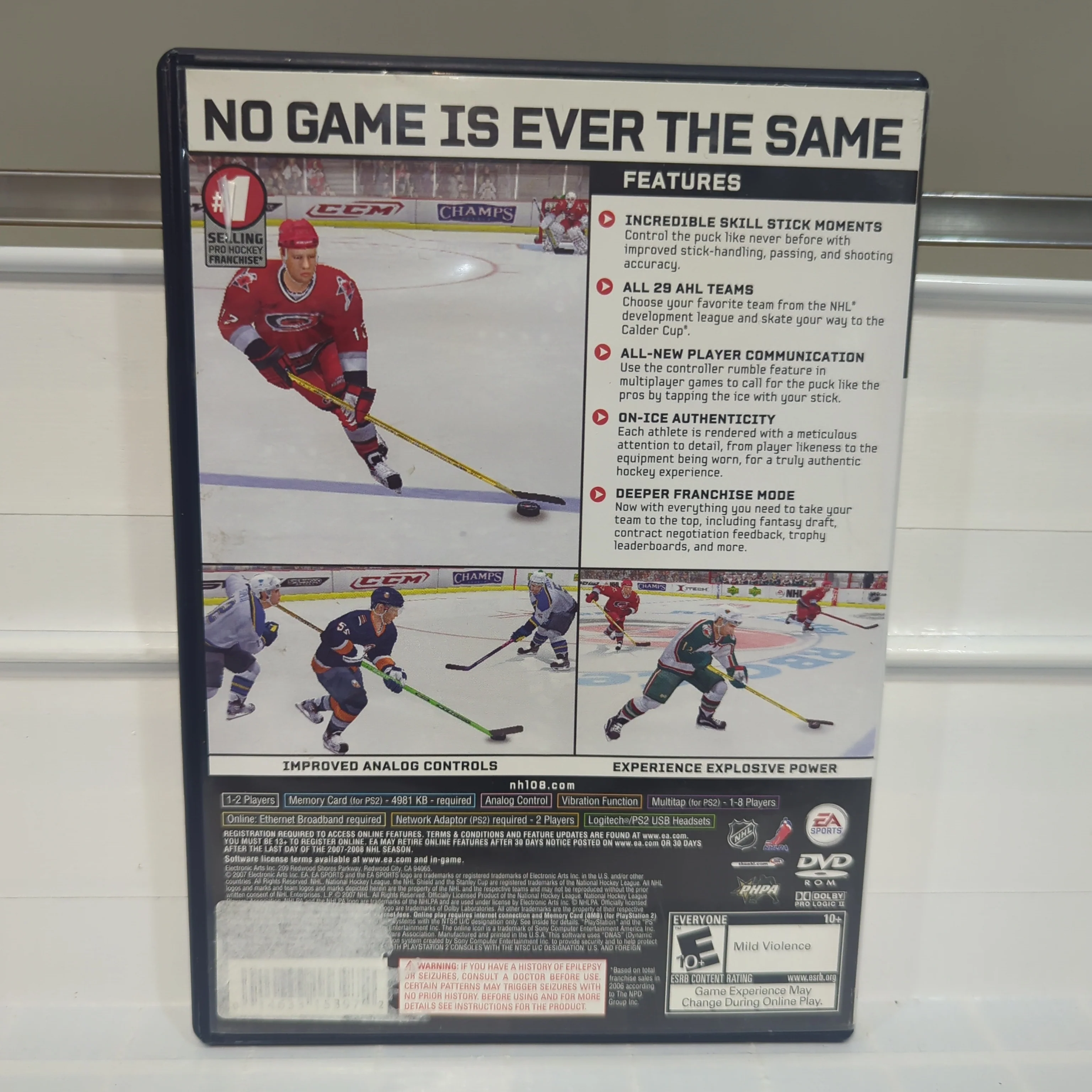 NHL 08 - Playstation 2 - Image 2