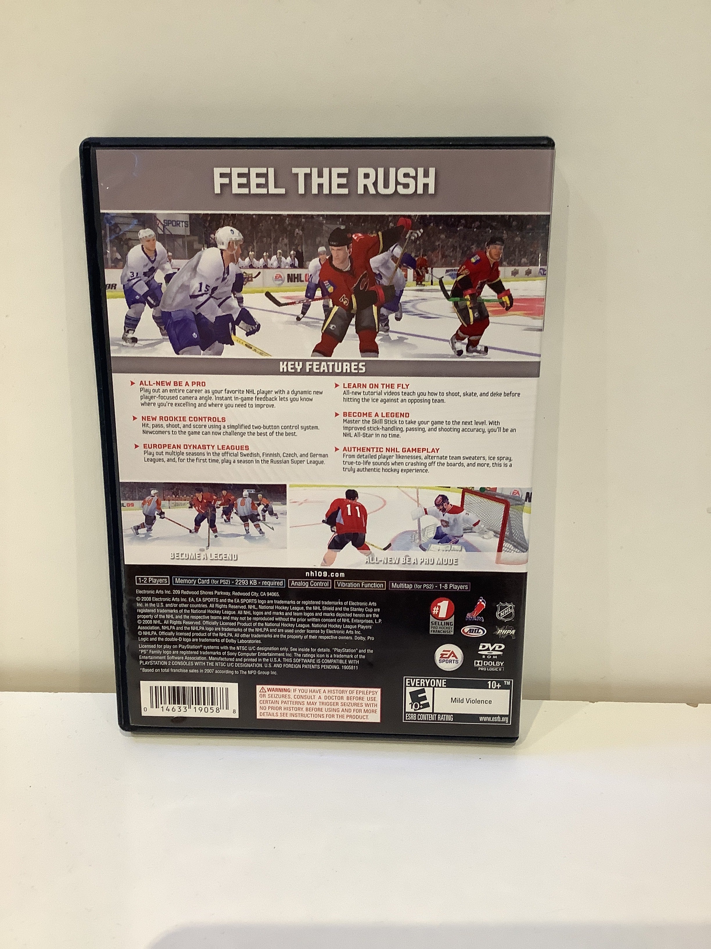 NHL 09 - Playstation 2 - Image 2