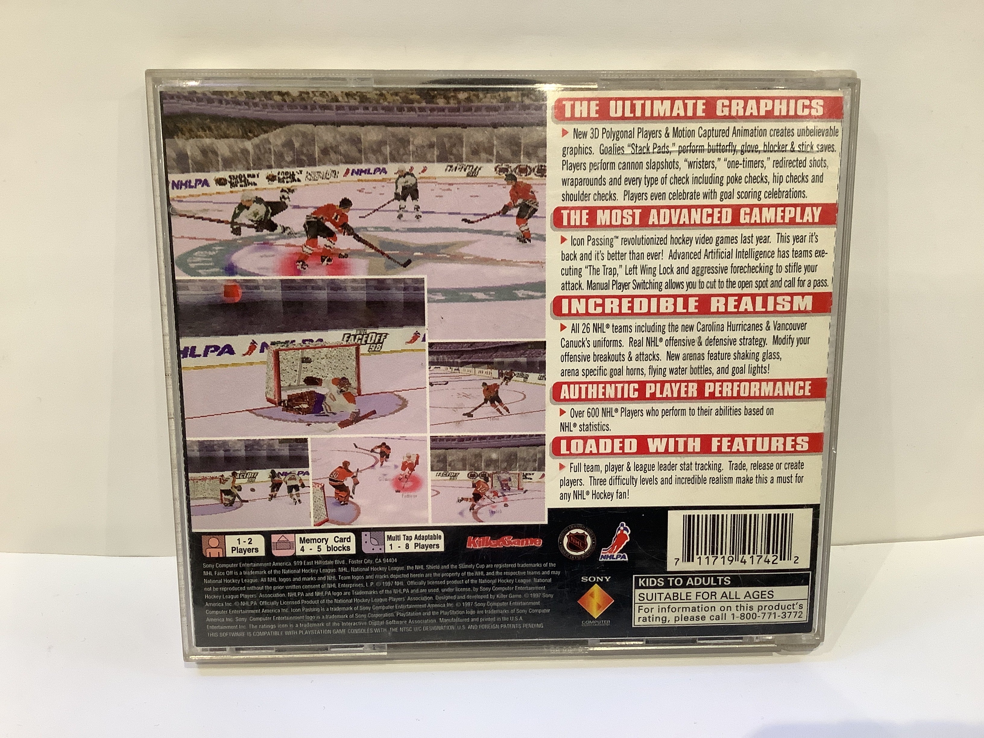 NHL FaceOff 98 - Playstation - Image 2