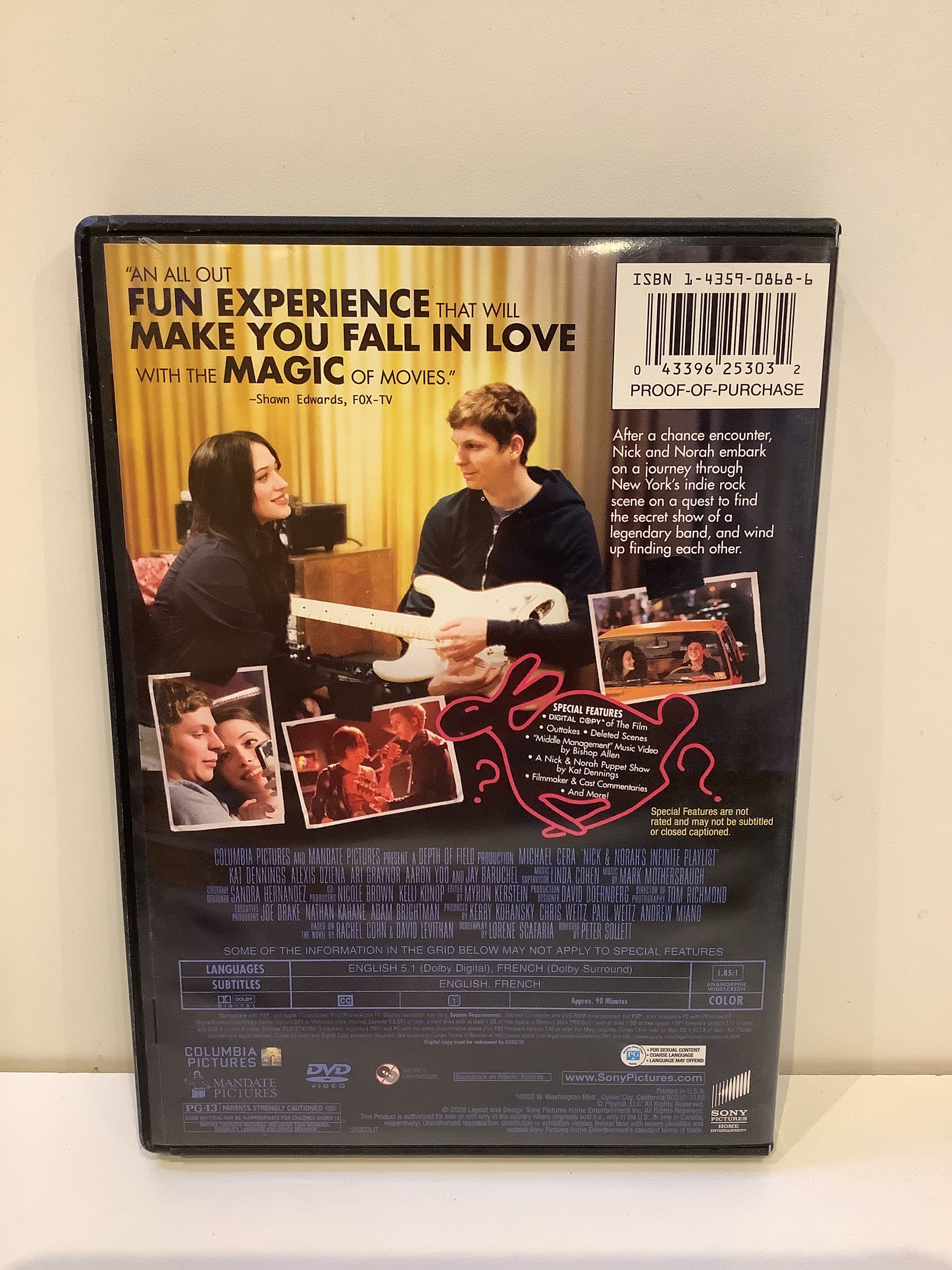 Nick and Norah’s Infinite Playlist - DVD - Image 2