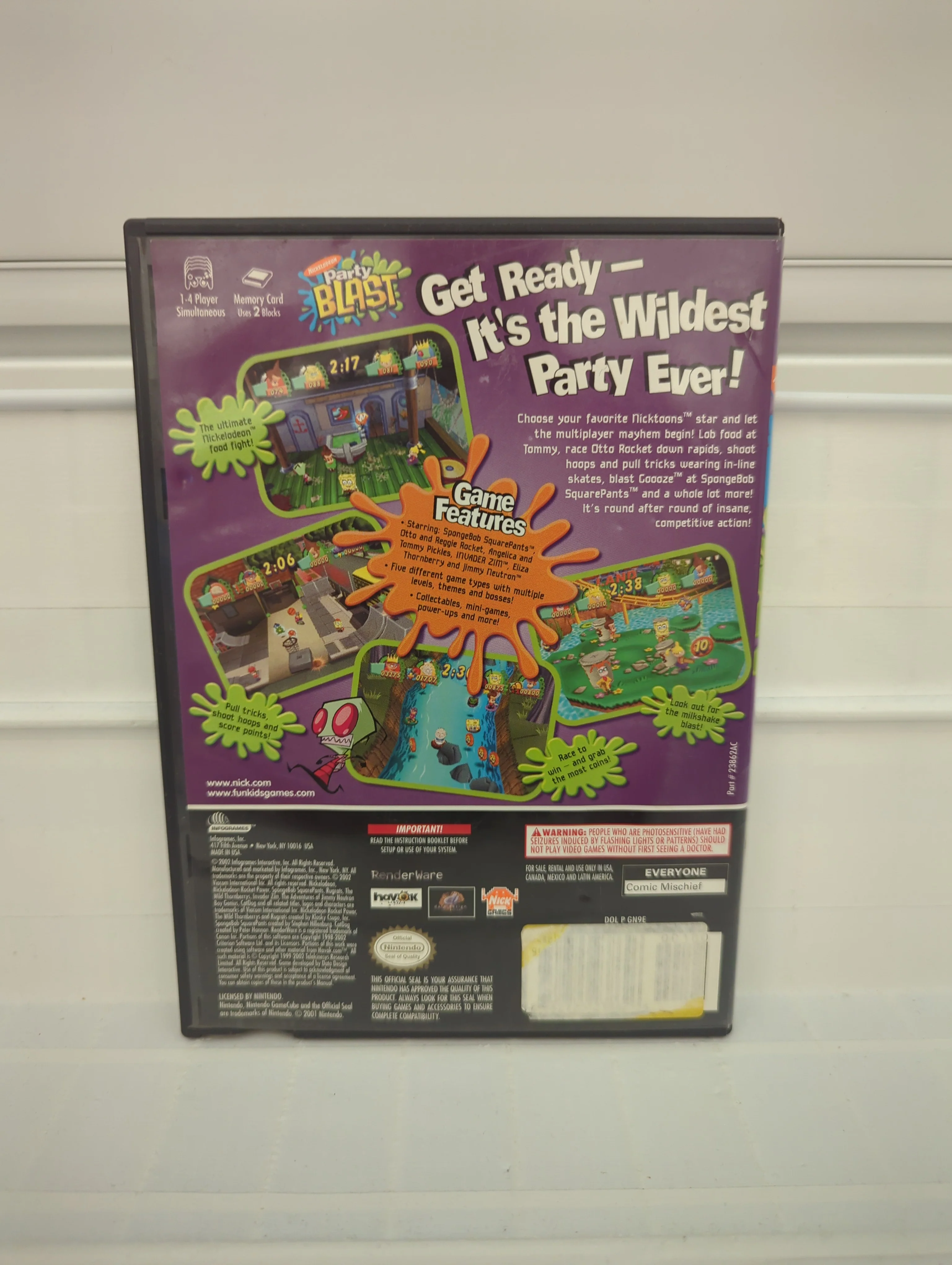 Nickelodeon Party Blast - Gamecube - Image 2