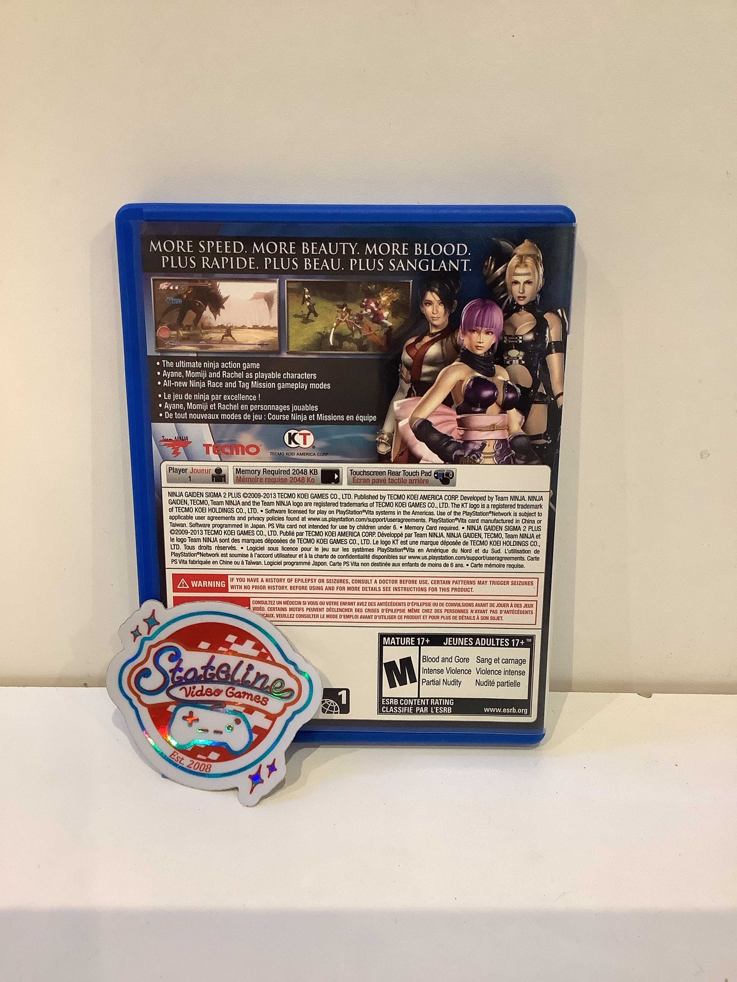 Ninja Gaiden Sigma 2 Plus - Playstation Vita - Image 2