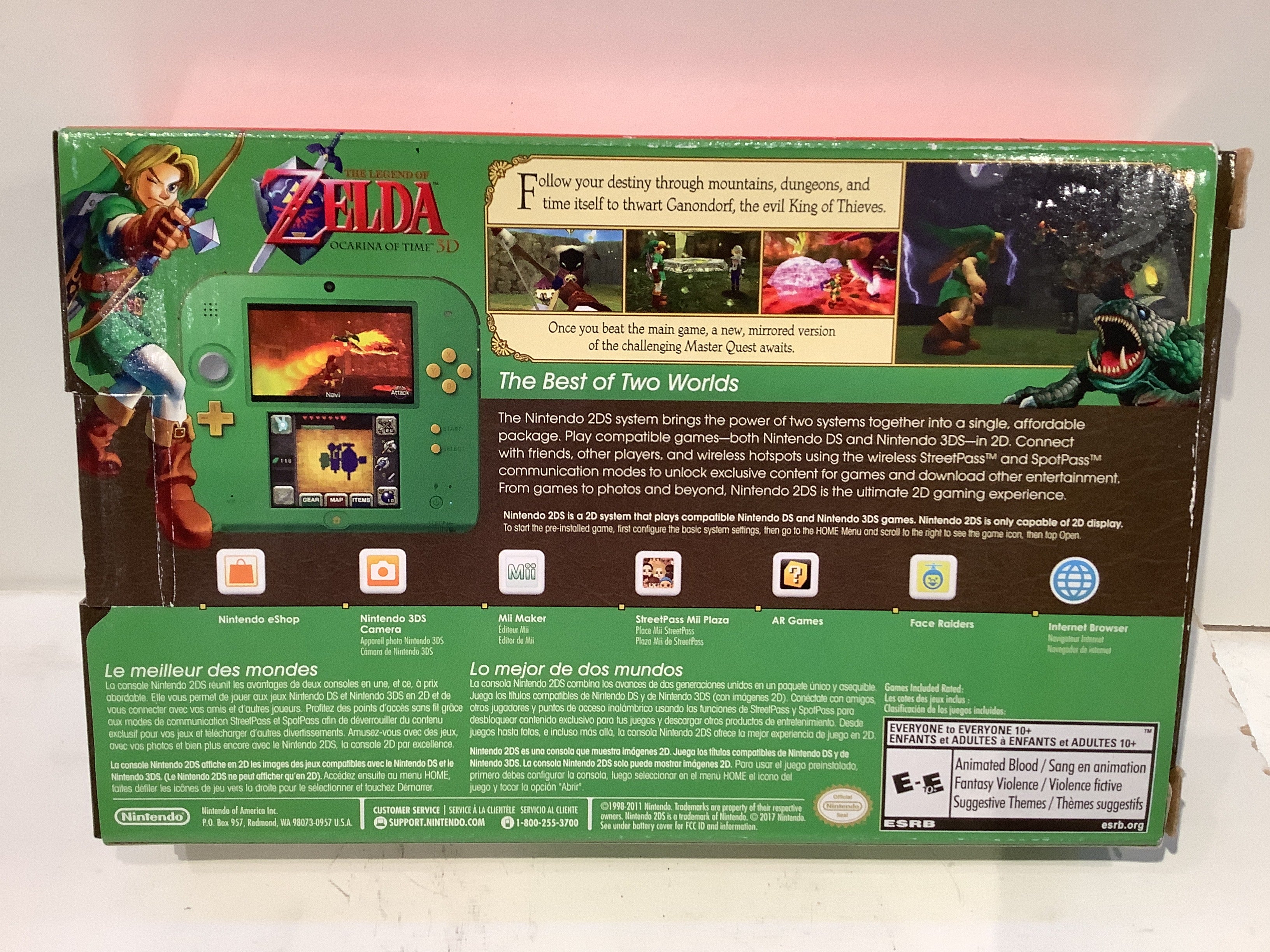 Nintendo 2DS Zelda Ocarina of Time Edition - Nintendo 2DS - Image 2