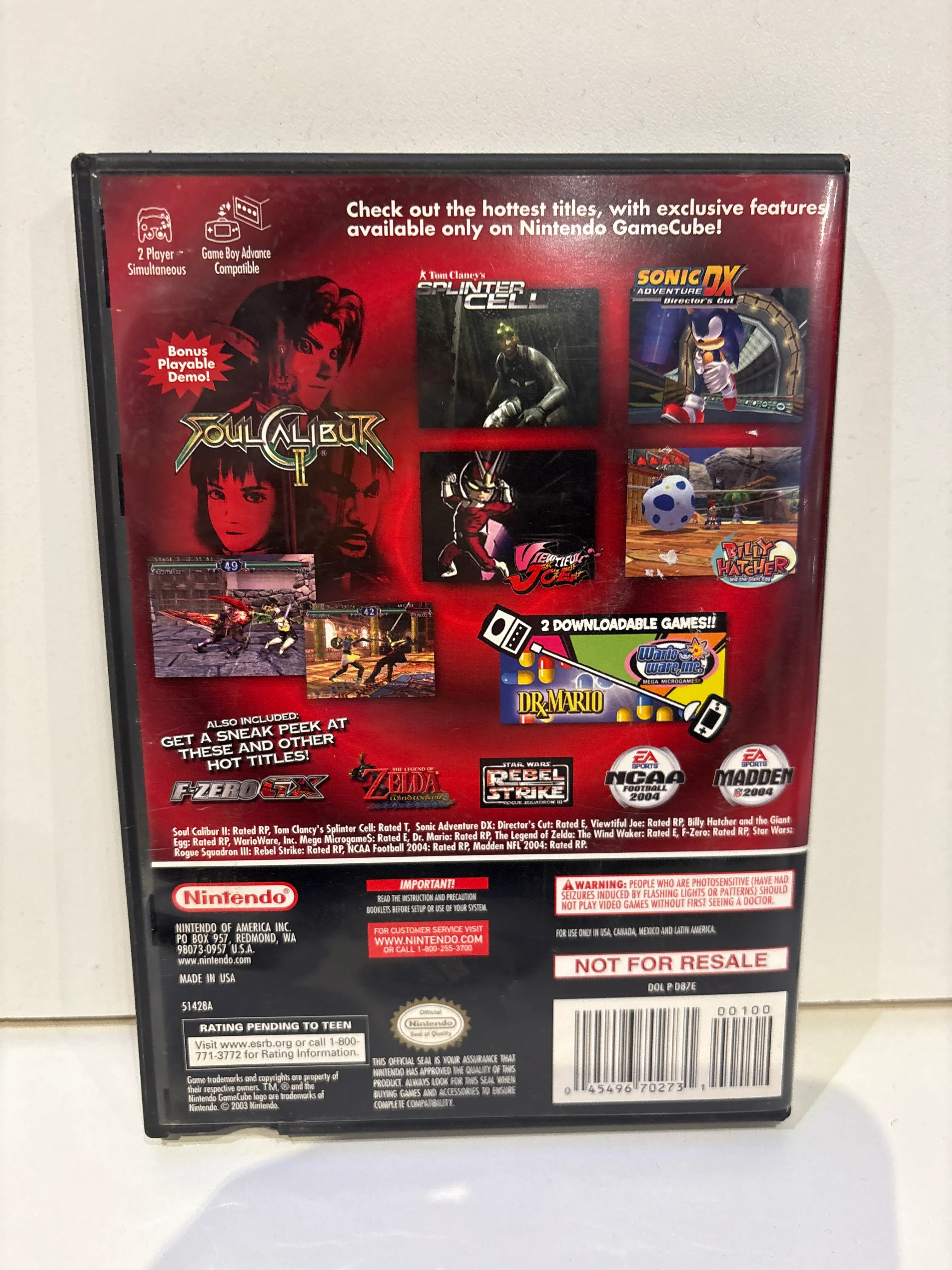 Nintendo Gamecube Preview Disc - Gamecube - Image 2