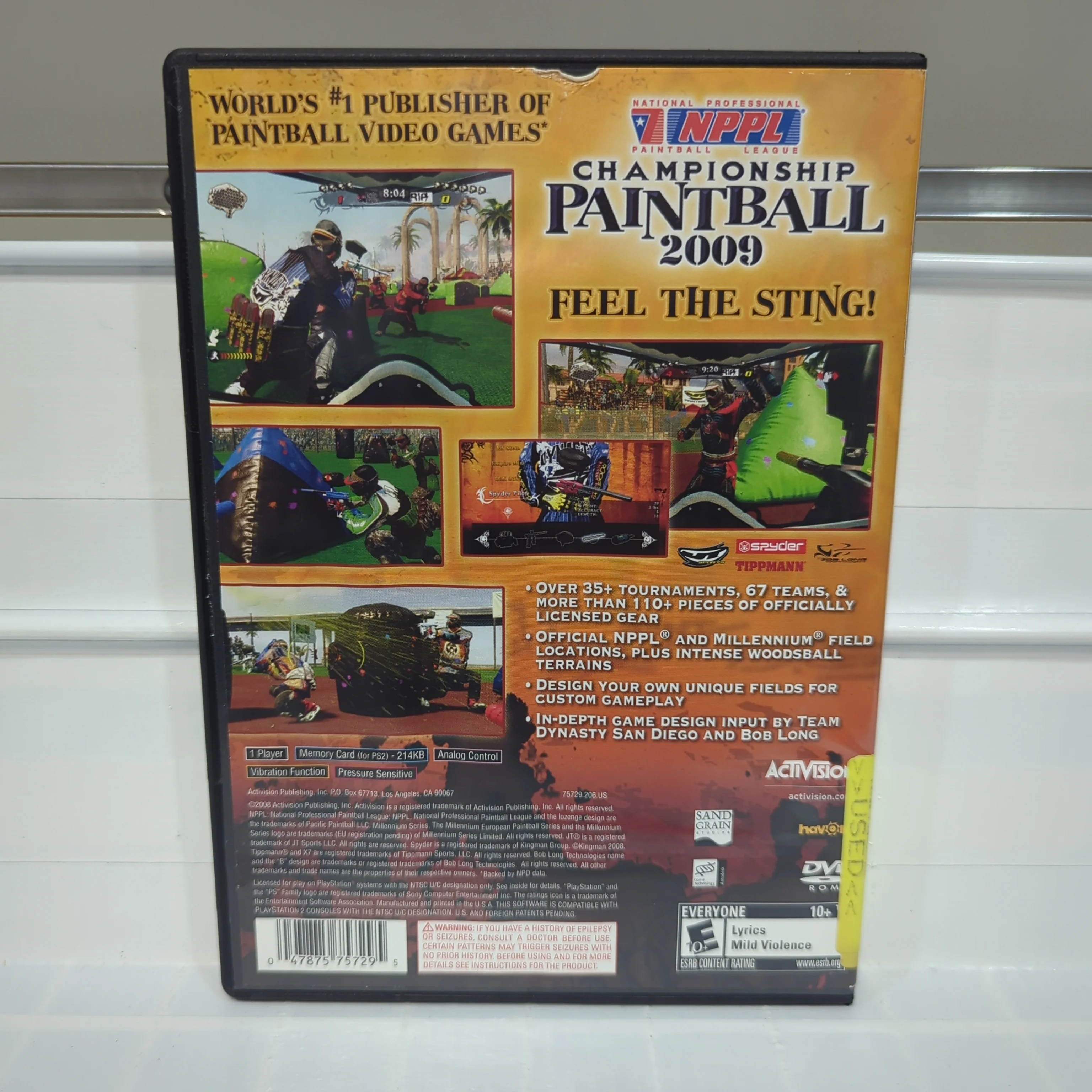 NPPL Championship Paintball 2009 - Playstation 2 - Image 2