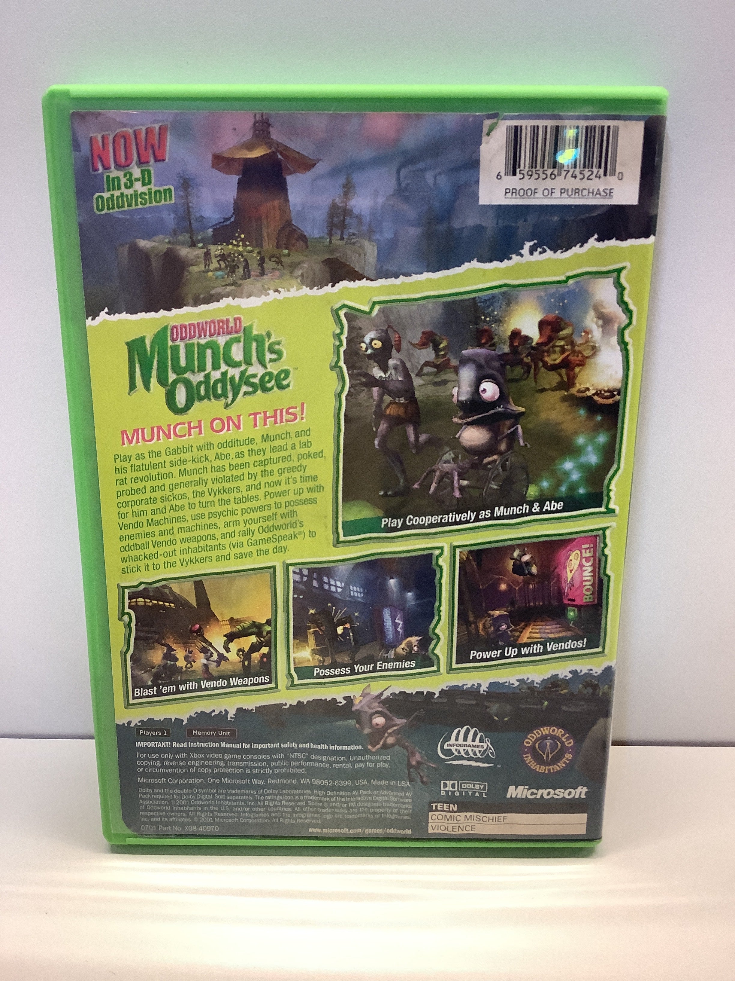 Oddworld Munch's Oddysee - Xbox - Image 2