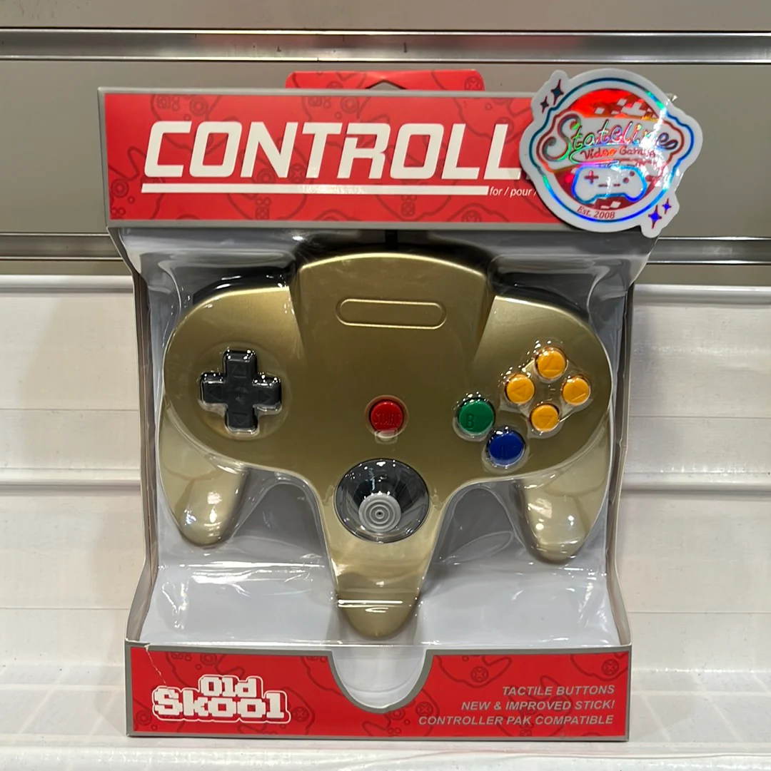 Old Skool NIntendo 64 Wired Controller - N64 - Image 4