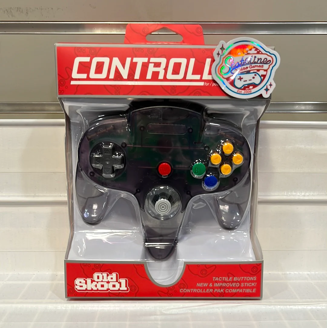 Old Skool NIntendo 64 Wired Controller - N64 - Image 8