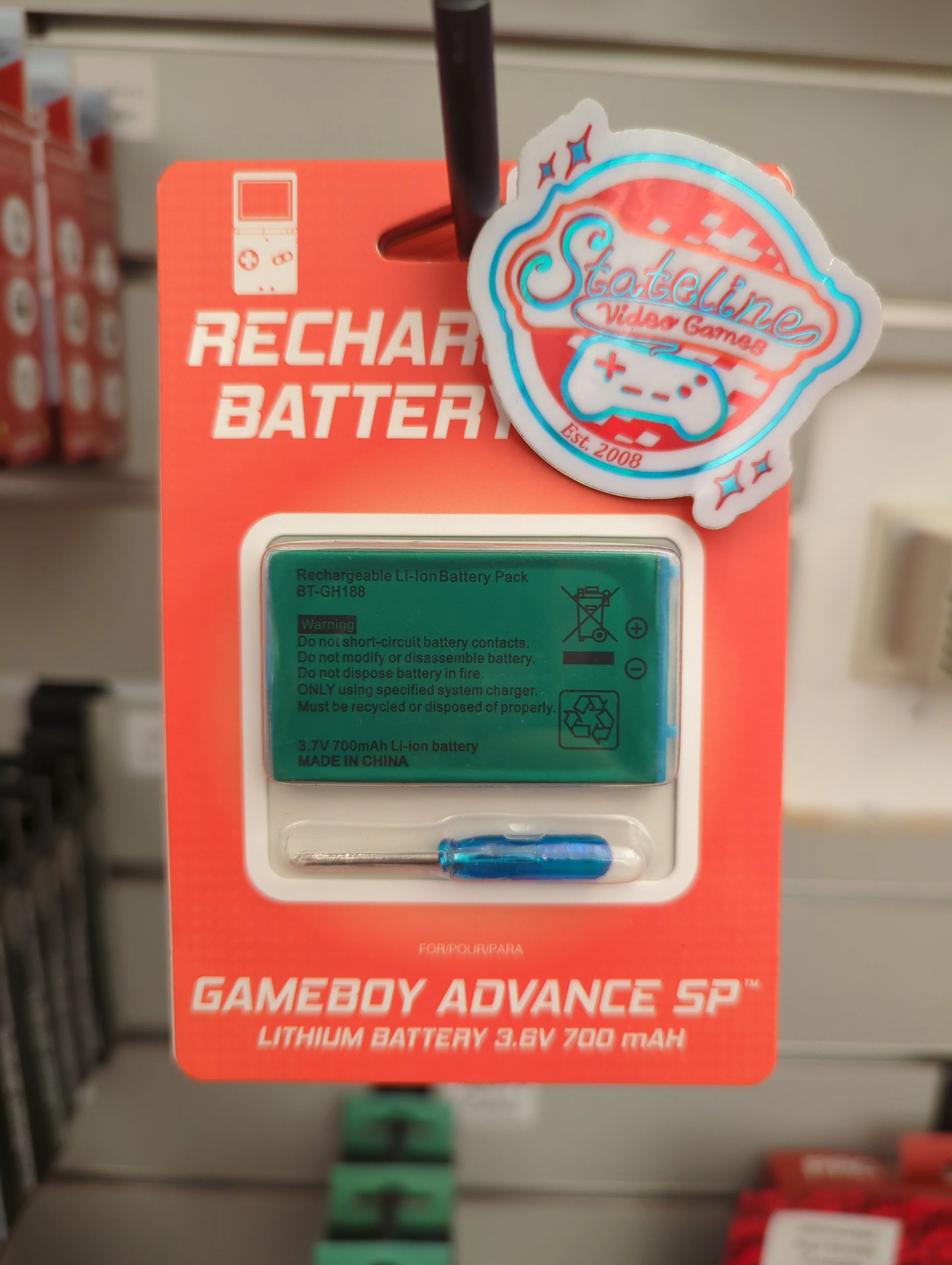 Rechargeable Battery Pack Misc. - GameBoy Advance SP