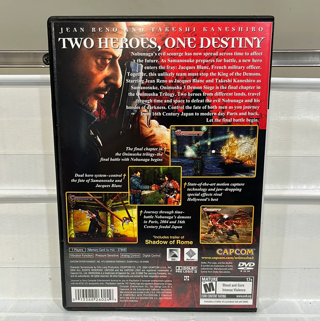 Onimusha 3 Demon Siege - Playstation 2 - Image 2