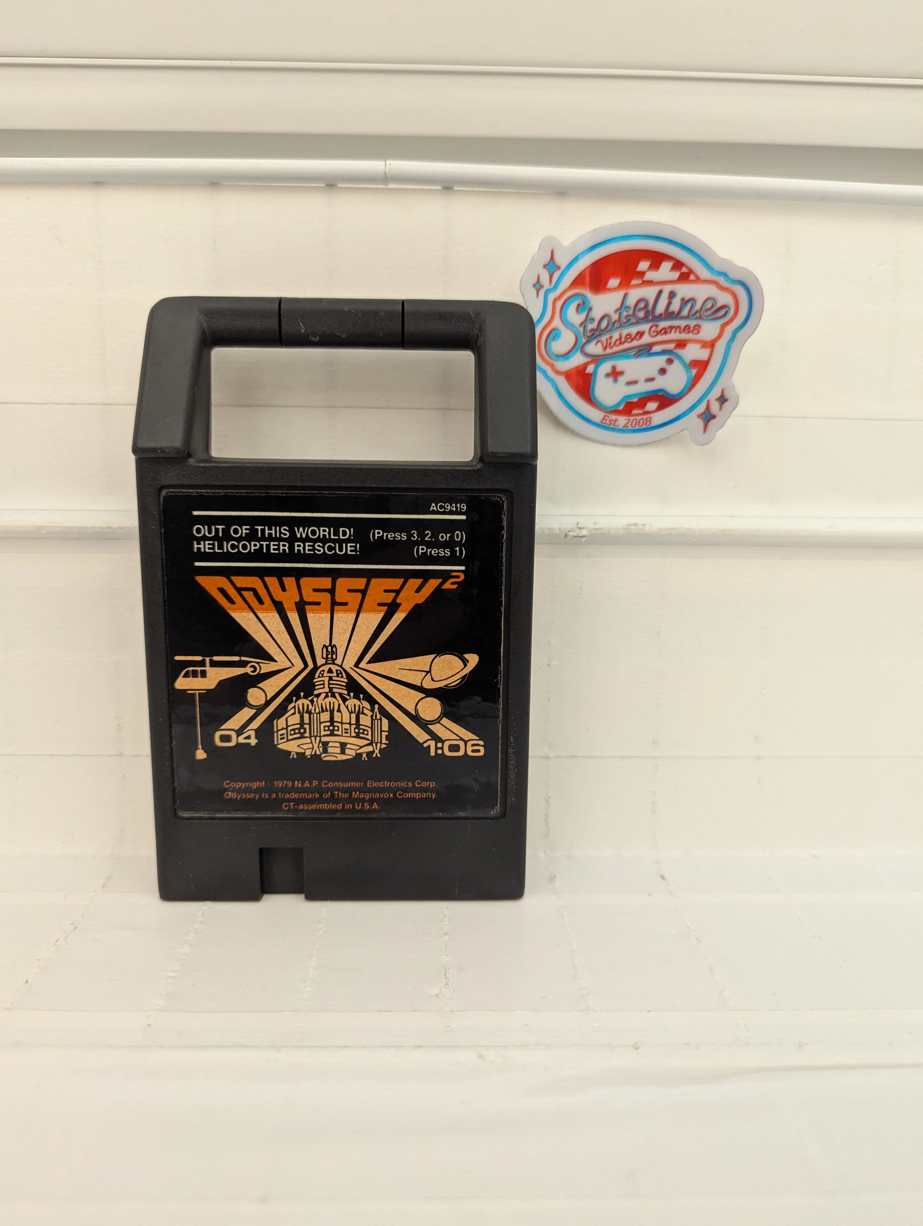 Out of This World!/Helicopter Rescue! - Magnavox Odyssey 2
