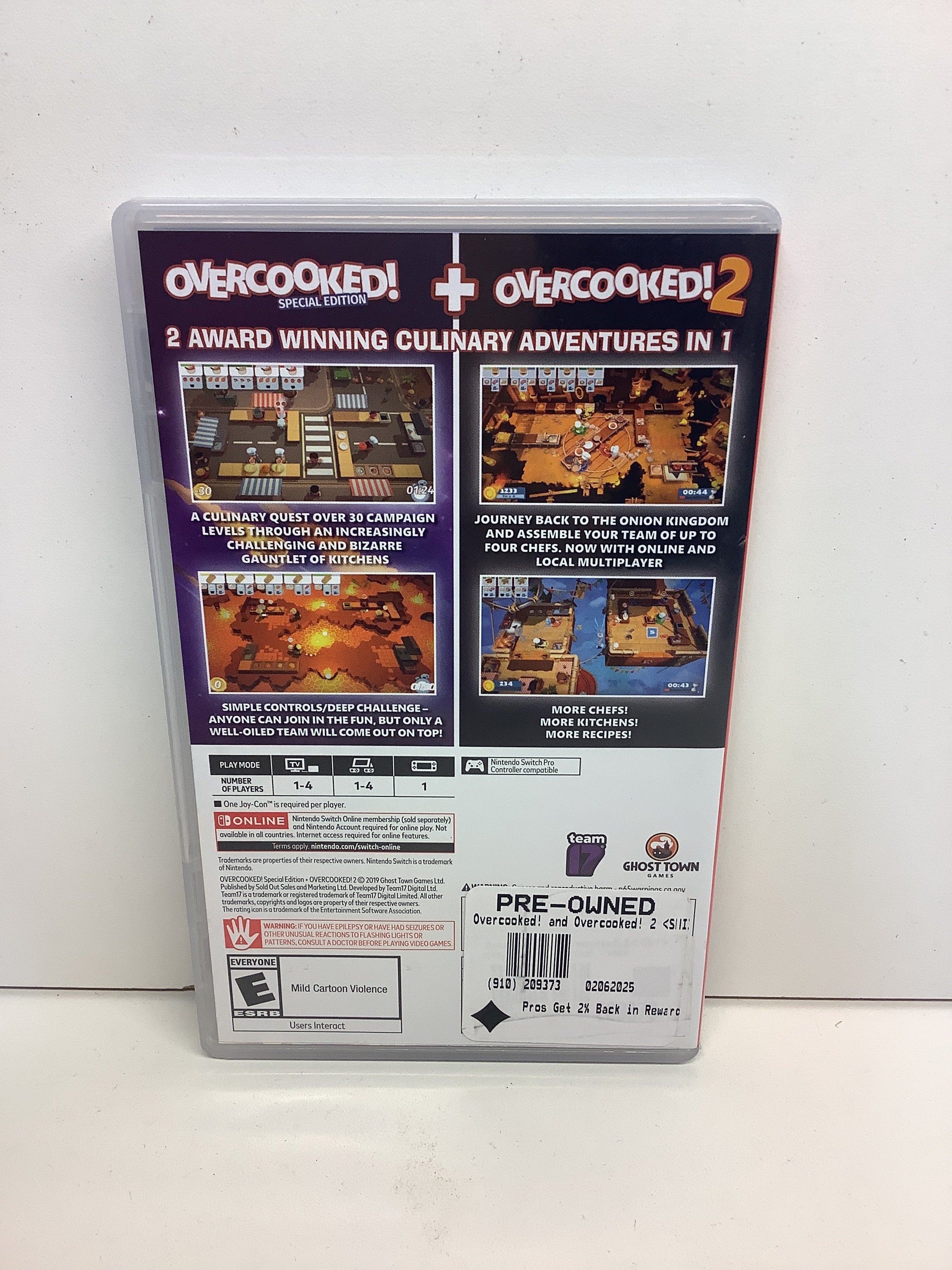 Overcooked + Overcooked 2 - Nintendo Switch - Image 2