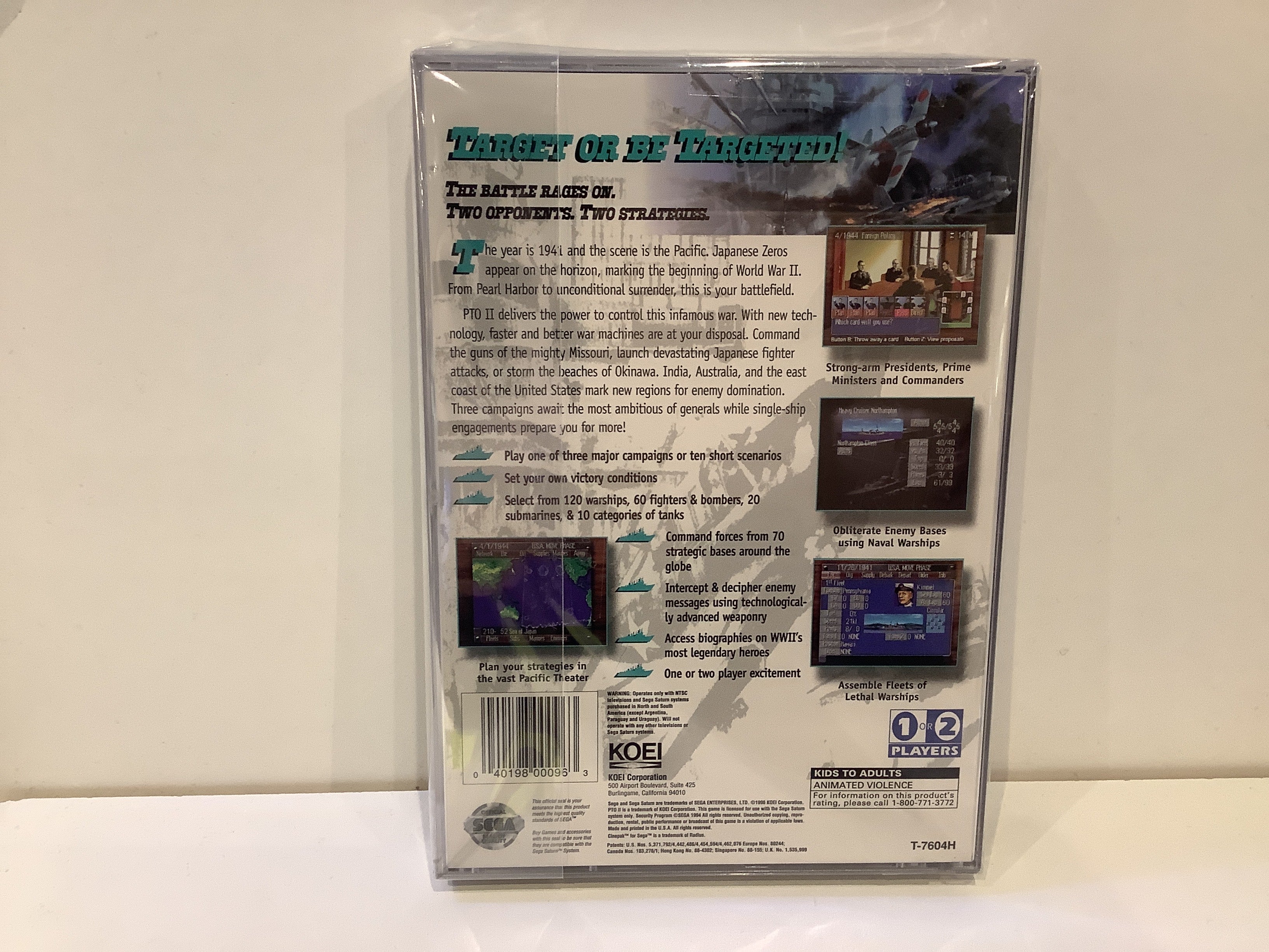 P.T.O. II - Sega Saturn - Image 2