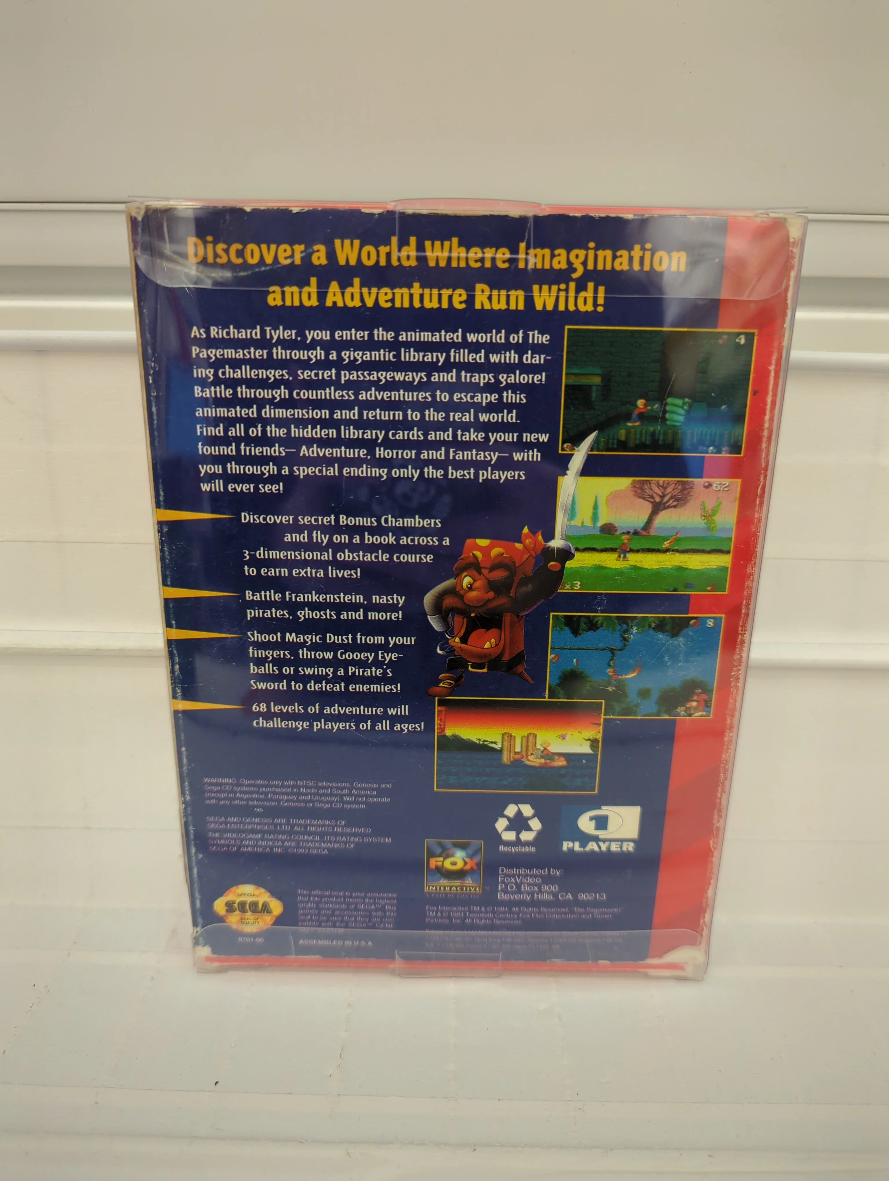 Pagemaster - Sega Genesis - Image 3