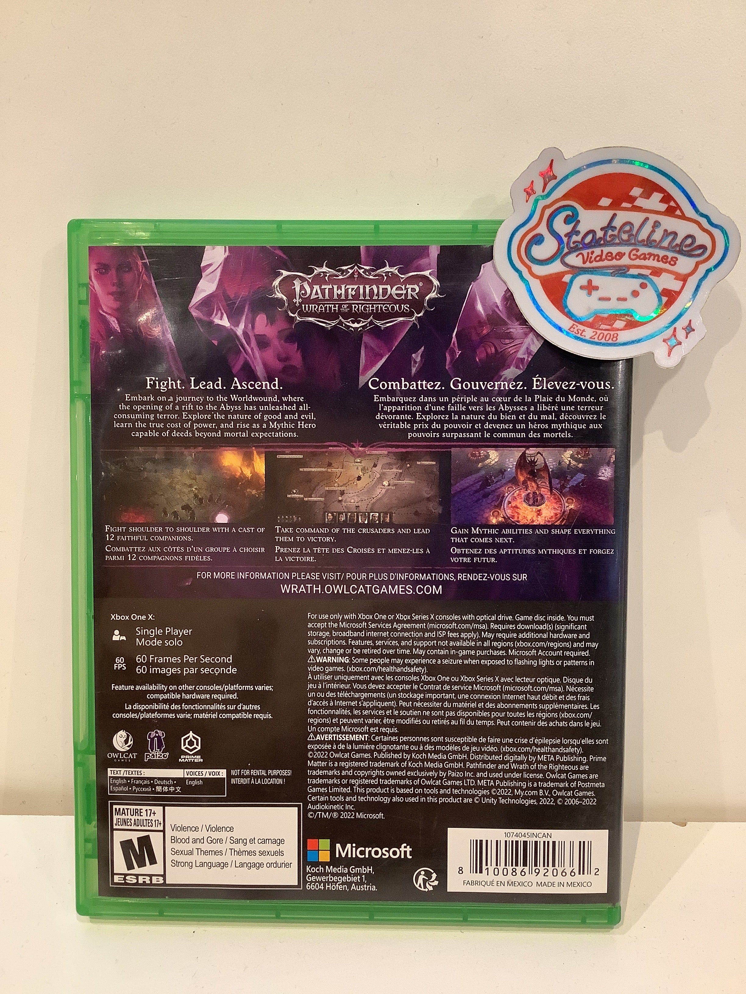 Pathfinder: Wrath of the Righteous - Xbox One - Image 2