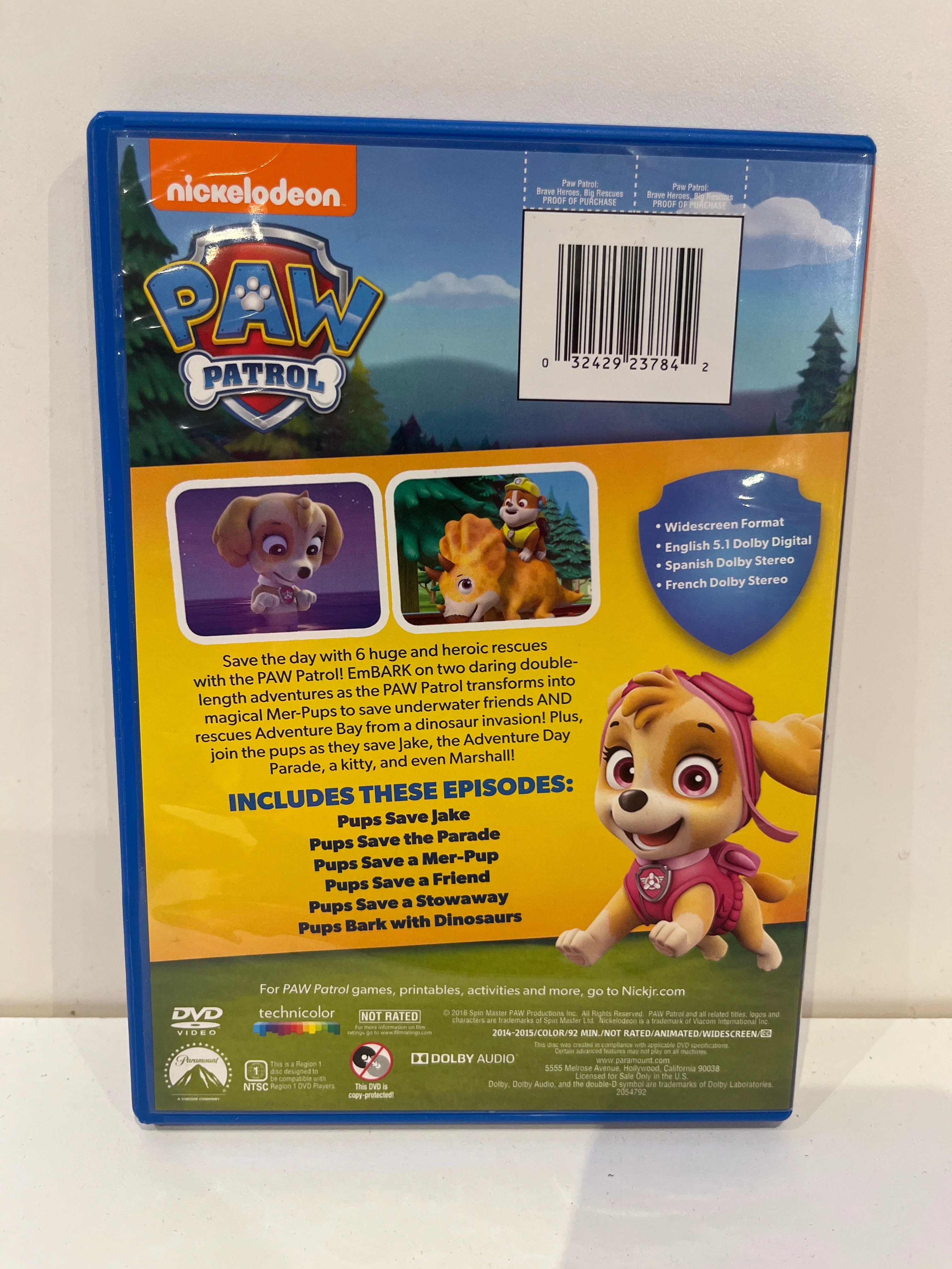 Paw Patrol: Brave Heroes Big Rescue - DVD - Image 2