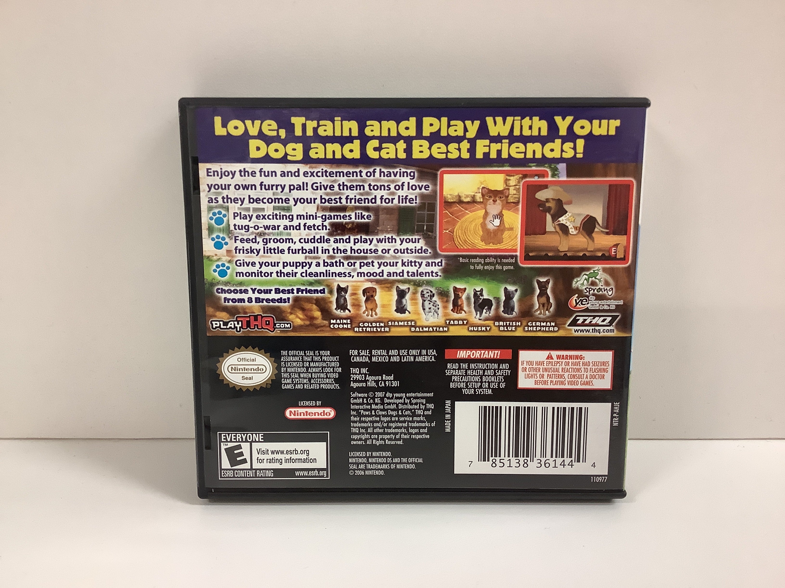 Paws and Claws Dogs and Cats Best Friends - Nintendo DS - Image 2