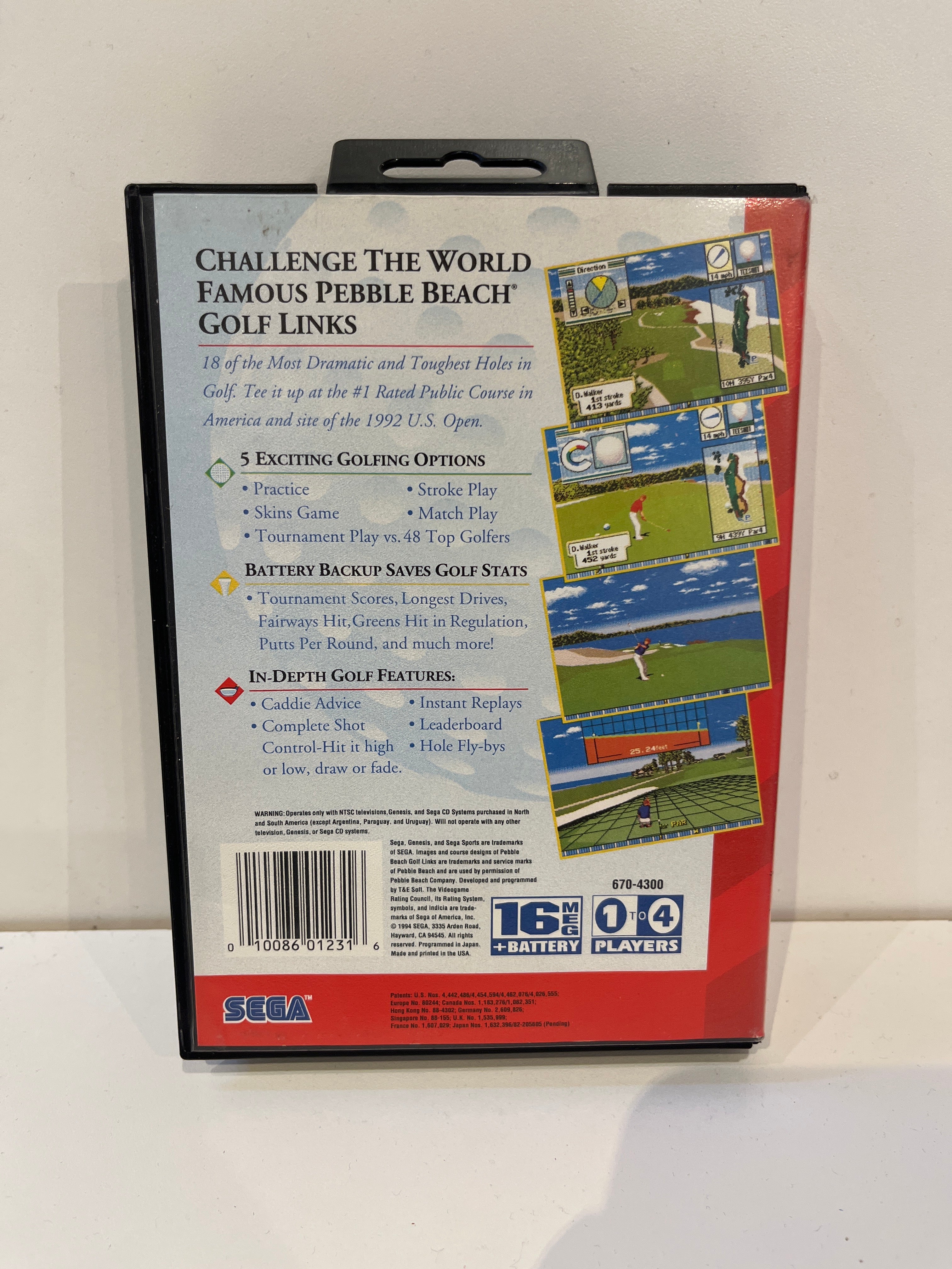 Pebble Beach Golf Links - Sega Genesis - Image 2