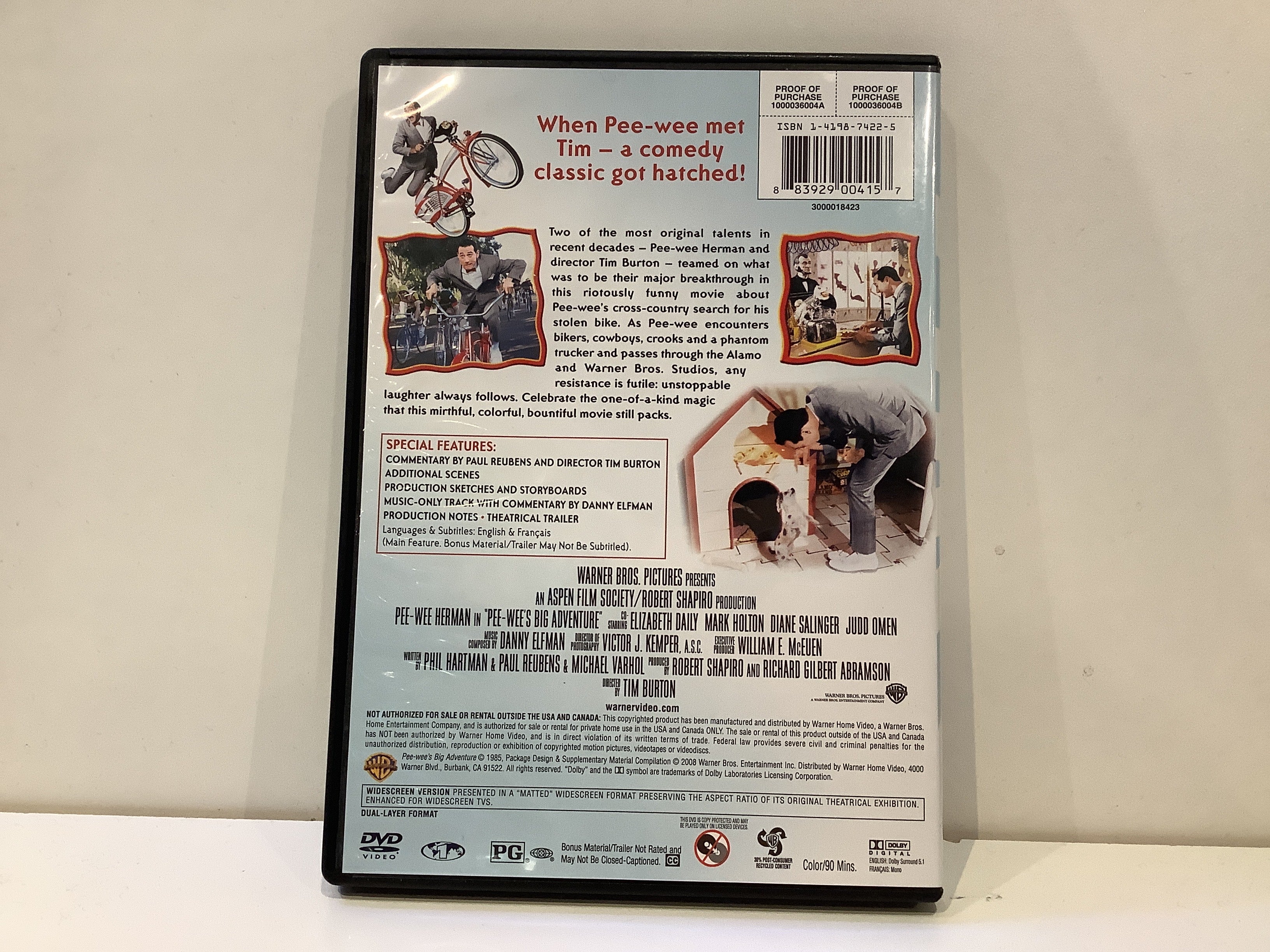 Pee-Wee's Big Adventure - DVD - Image 2